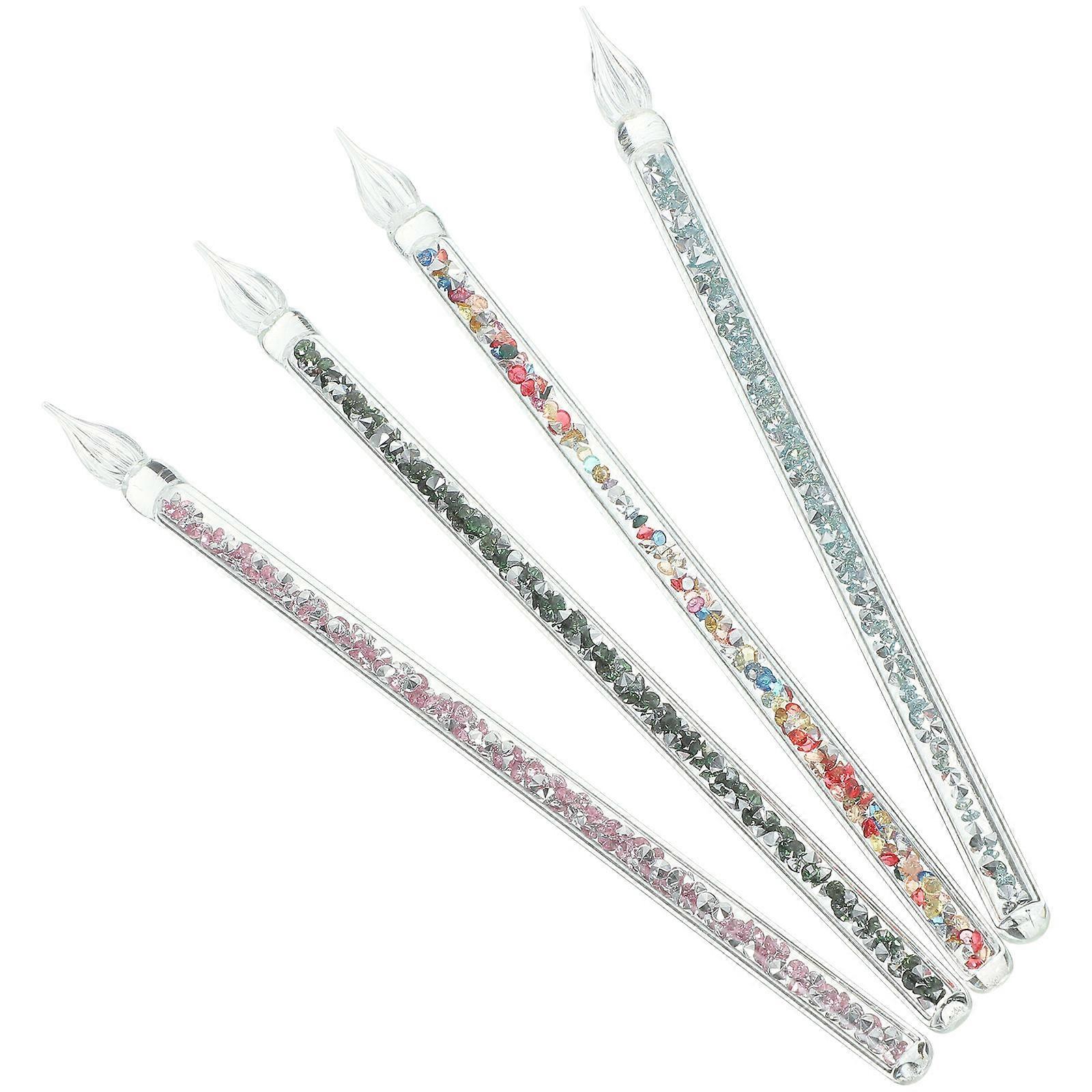 Creative Glass Dip Pen Set for Writing 12Pcs Assorted Pens