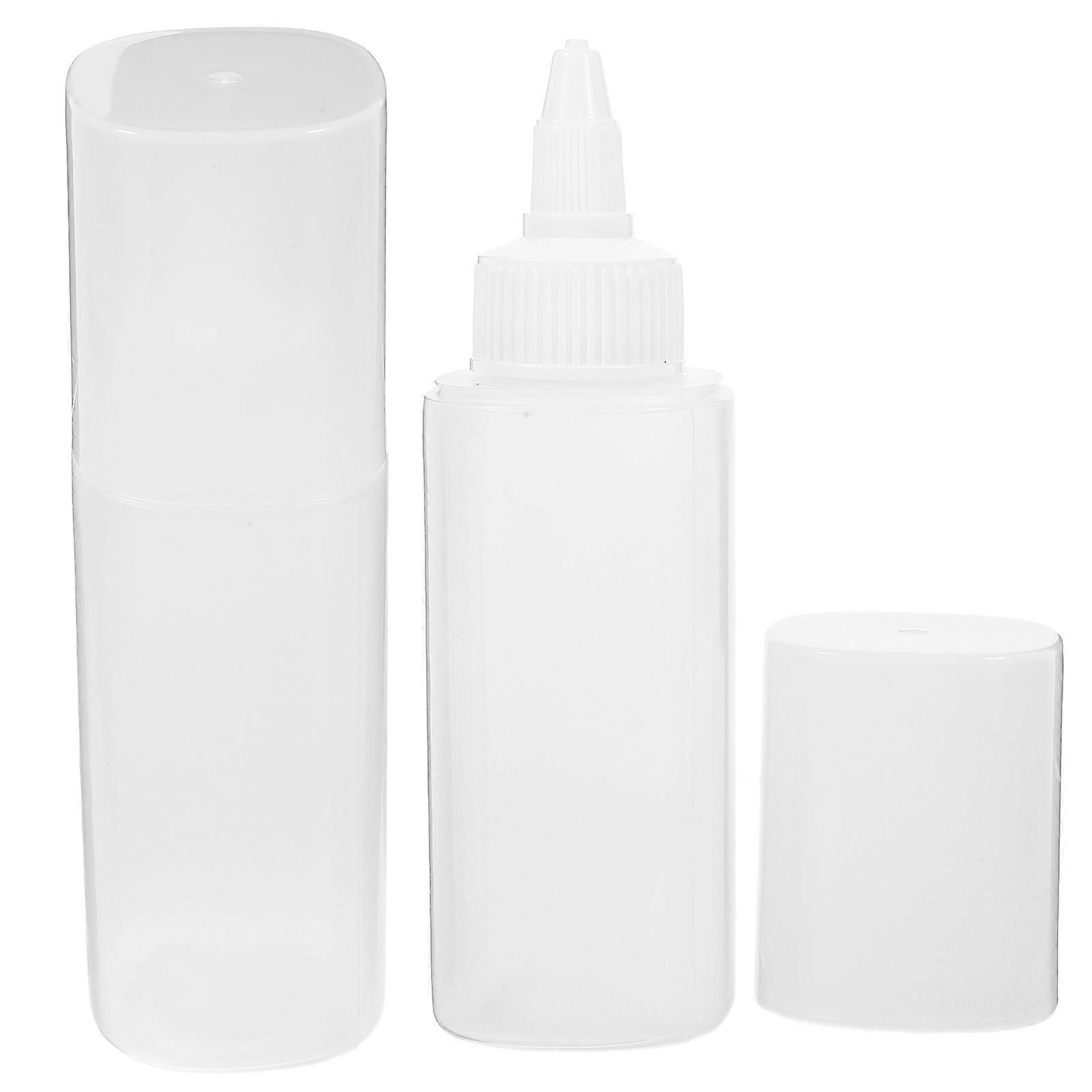 Reusable Sauce Bottles Transparent for Storage 6Pcs Portable Kitchen Use