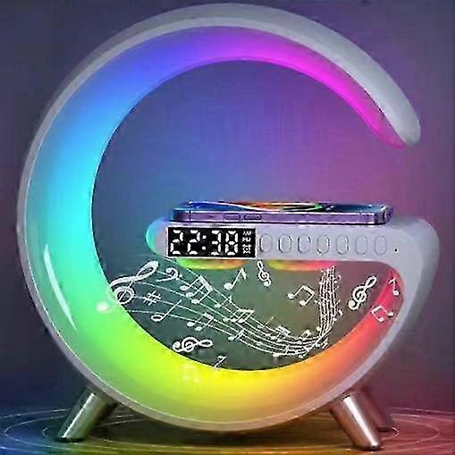 Smart Table Lamp Wireless Charger Atmosphere Lamp Bluetooth Speaker 2025