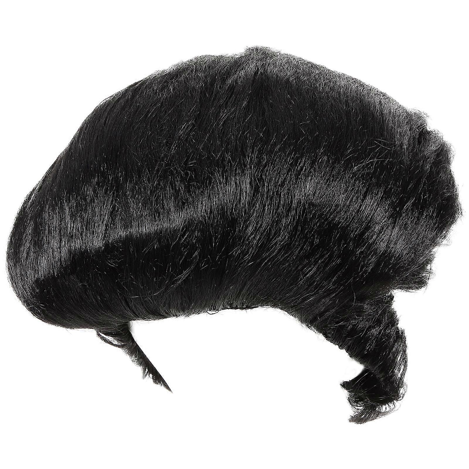 Halloween Wigs Mens Stylish Wig Cosplay Stage Performance Curly Design For Men 1Set