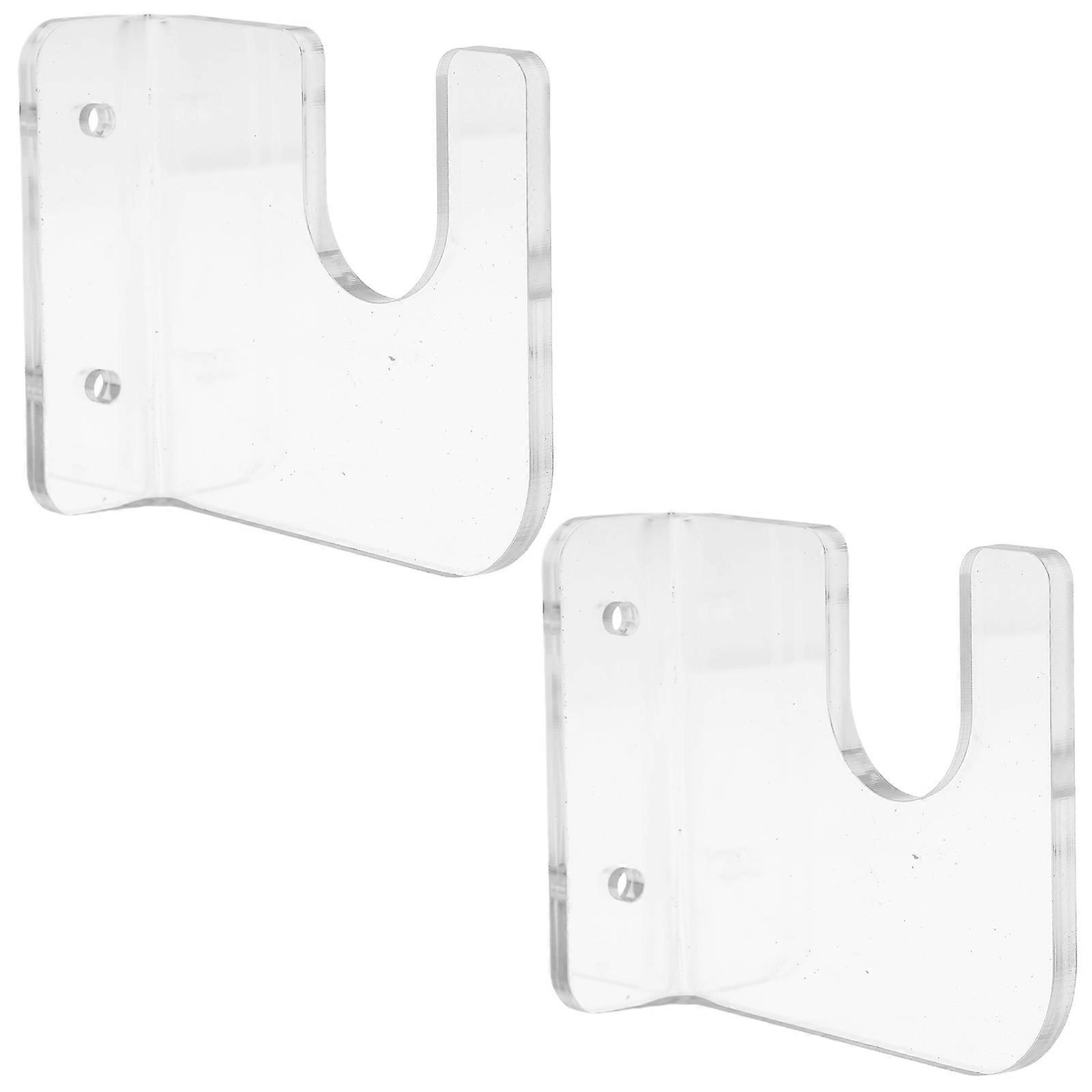 6Pcs Snowboard Wall Mount Hanger Acrylic Rack Ideal For Home And Retail Settings Space Saving Design Fits Standard Skateboards And Snowboards