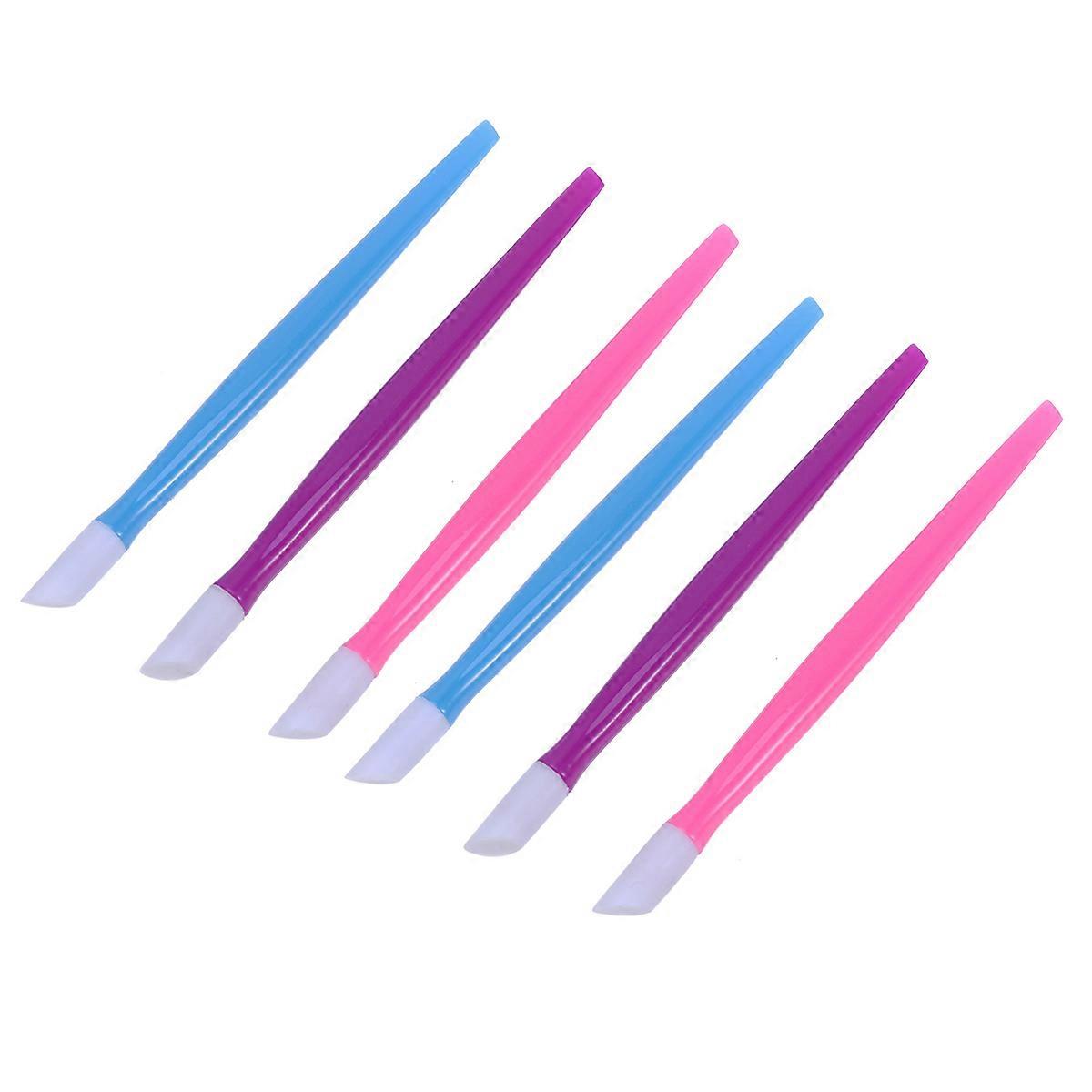 Cuticle Pushers Plastic Manicure Tools for 72Pcs Nail Dead Skin