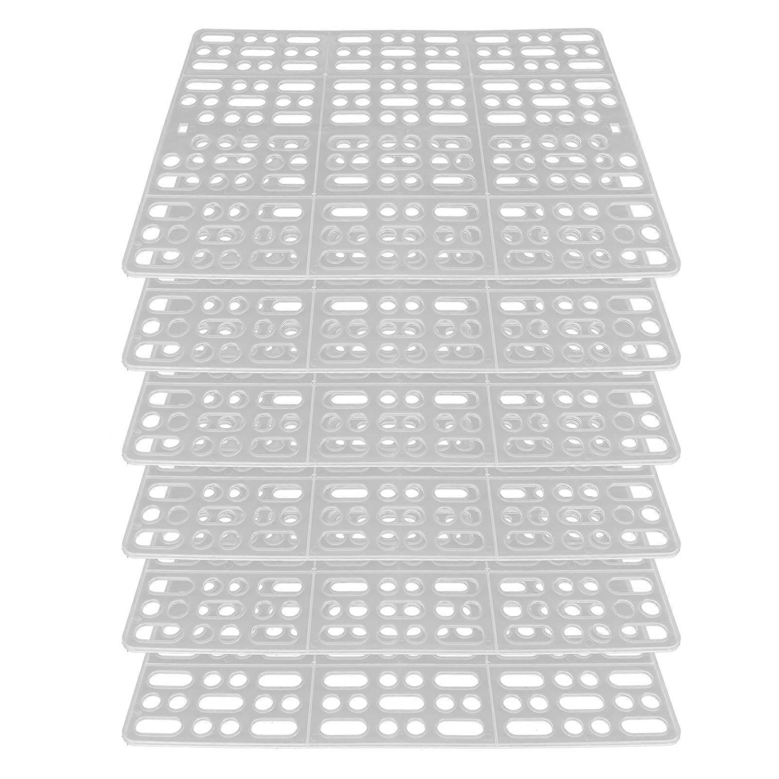 Breathable Pads Plastic Cage Mats for Small Pets 6Pcs
