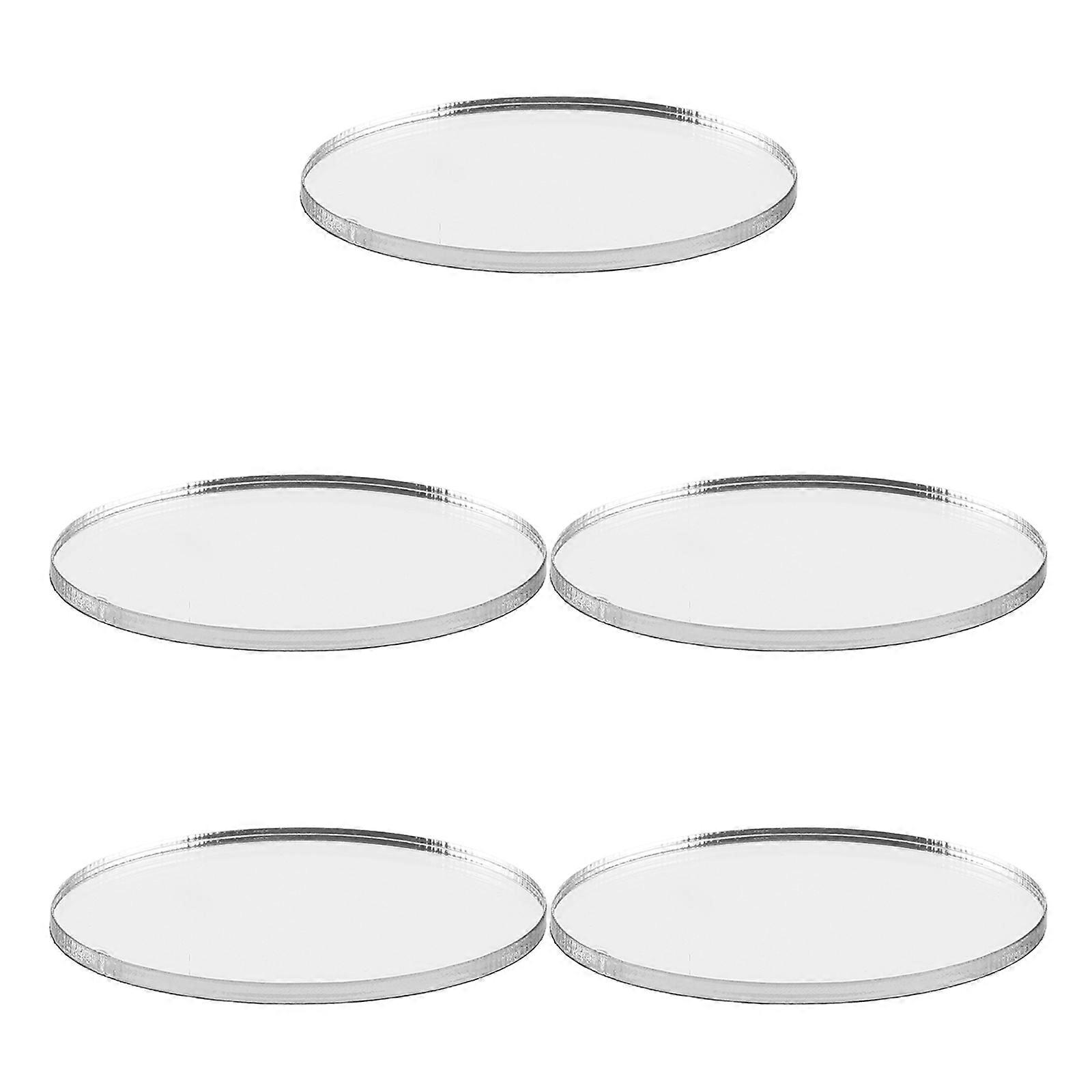 10 Pcs Reflection Decal Acrylic Mirror for Phone Case Portable Use Suitable for Travel and Makeup Touch-up for Both Genders