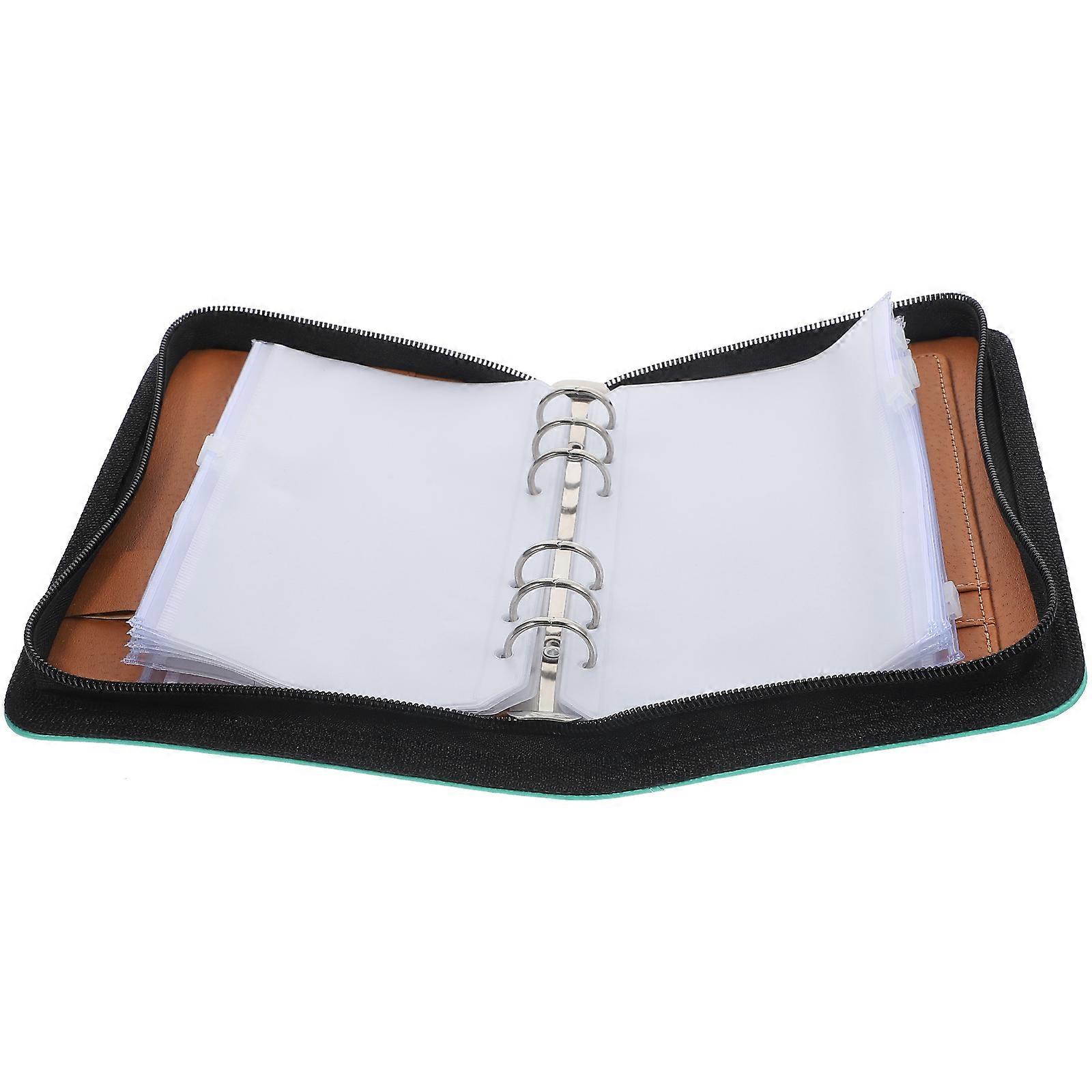 Pill Organizer With Labels Loose Leaf Storage Bag Travel Case Waterproof 21.30X13.30X3.50cm 1 Set