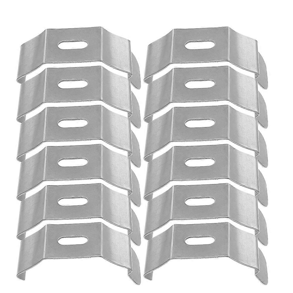 250 Pcs Vertical Blind Brackets For Secure Installation In Residential Use With Sturdy Support Features And Silver Color Design