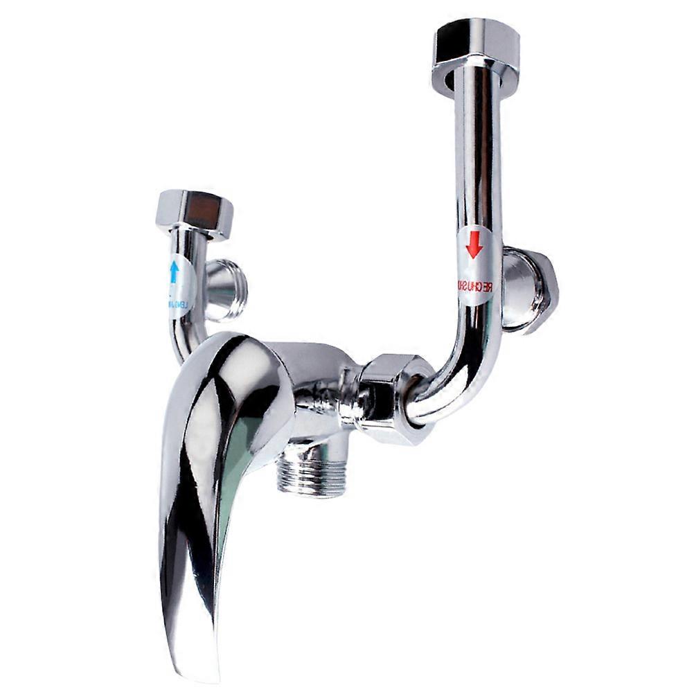 3Pcs Silver Shower Valve Hot and Cold Mixing Valve for Shower Use