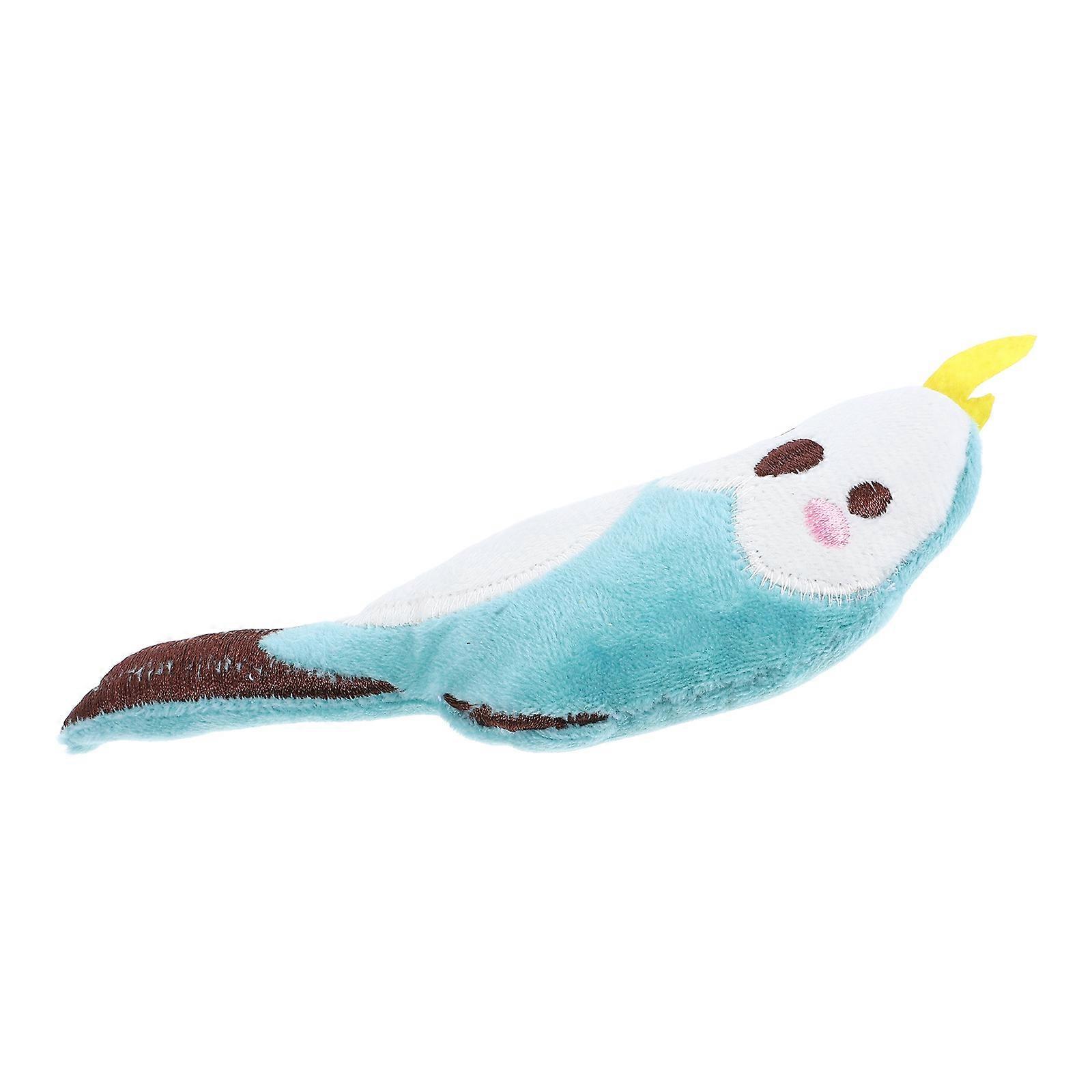 4Pcs Interactive Chewable Cat Toy Bird Shaped Plush For Self-Entertainment Indoor And Outdoor Cats