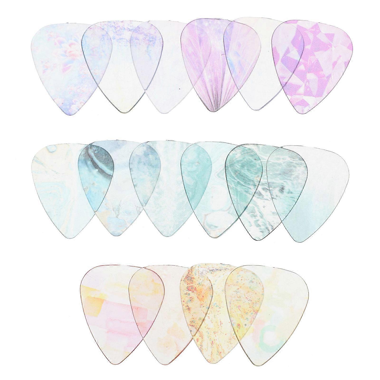 Plektrum för musikinstrument Triangulära gitarrplektrum för gitarrbruk 48-pack