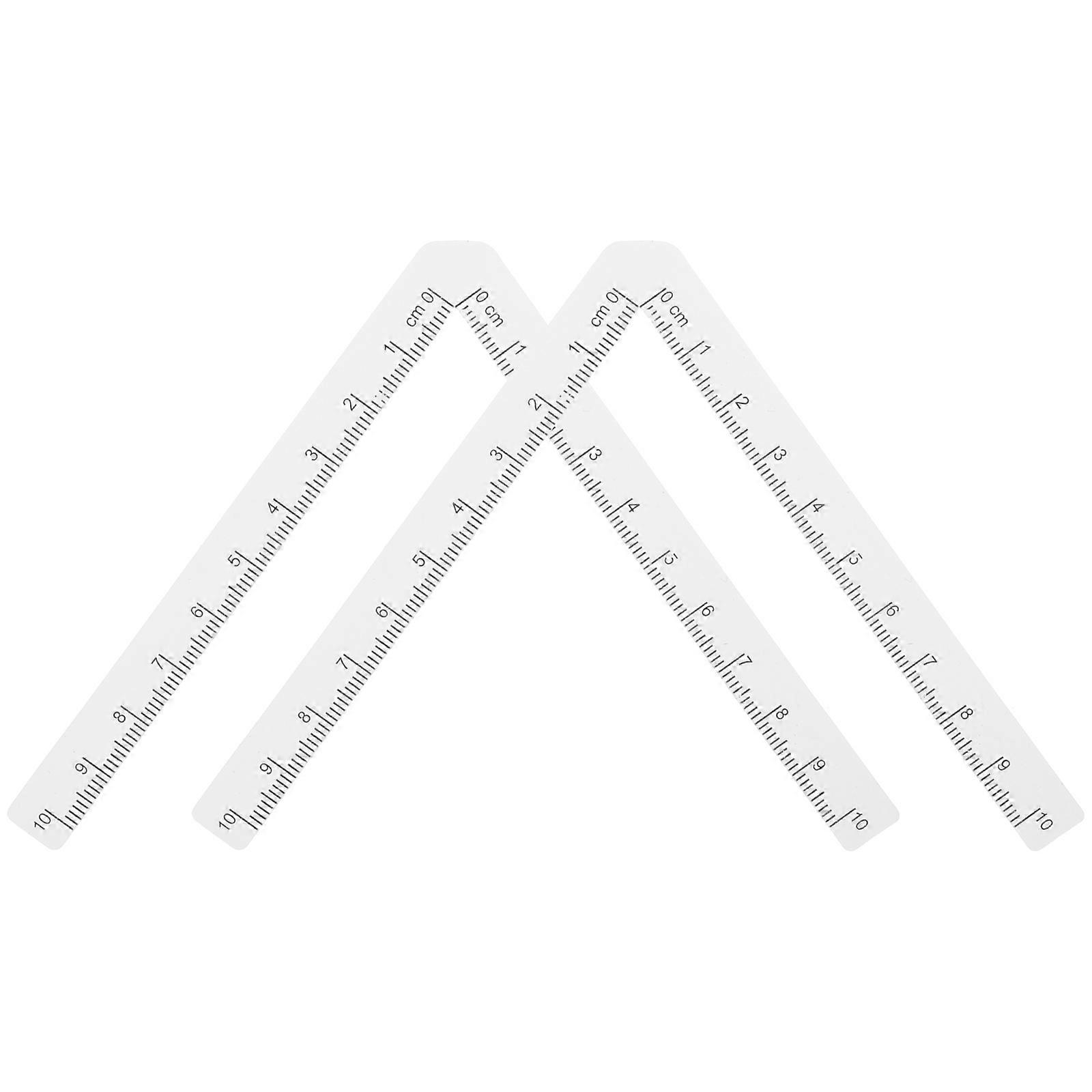 Hanfu Cuju Ball Ruler 6 Pcs Measuring Tools For Craft Enthusiasts Clothing Making Multi Color PVC Shapes