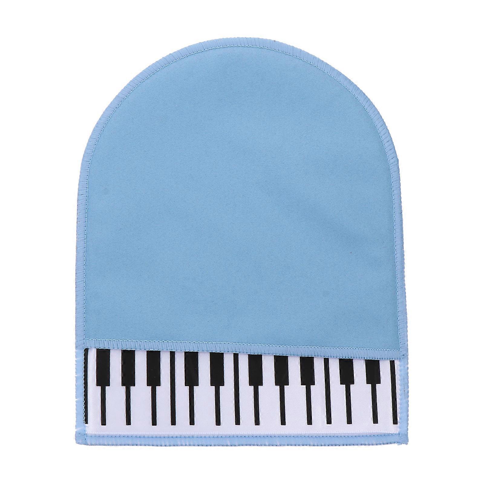 Piano Cleaning Cloth Practical Cleaning Cloth for Piano Use 8Pcs Sky-Blue