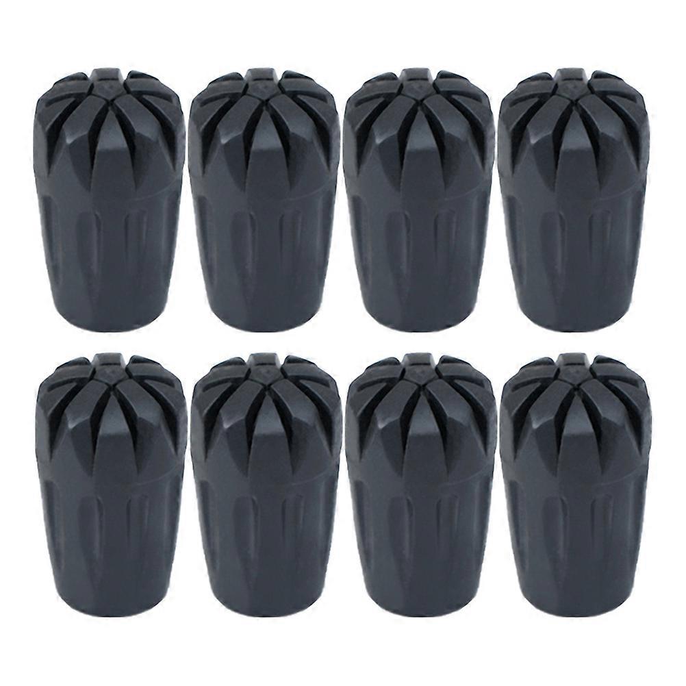 Trekking Pole Tip Mini Alpenstock Rubber Head Covers 64Pcs Set