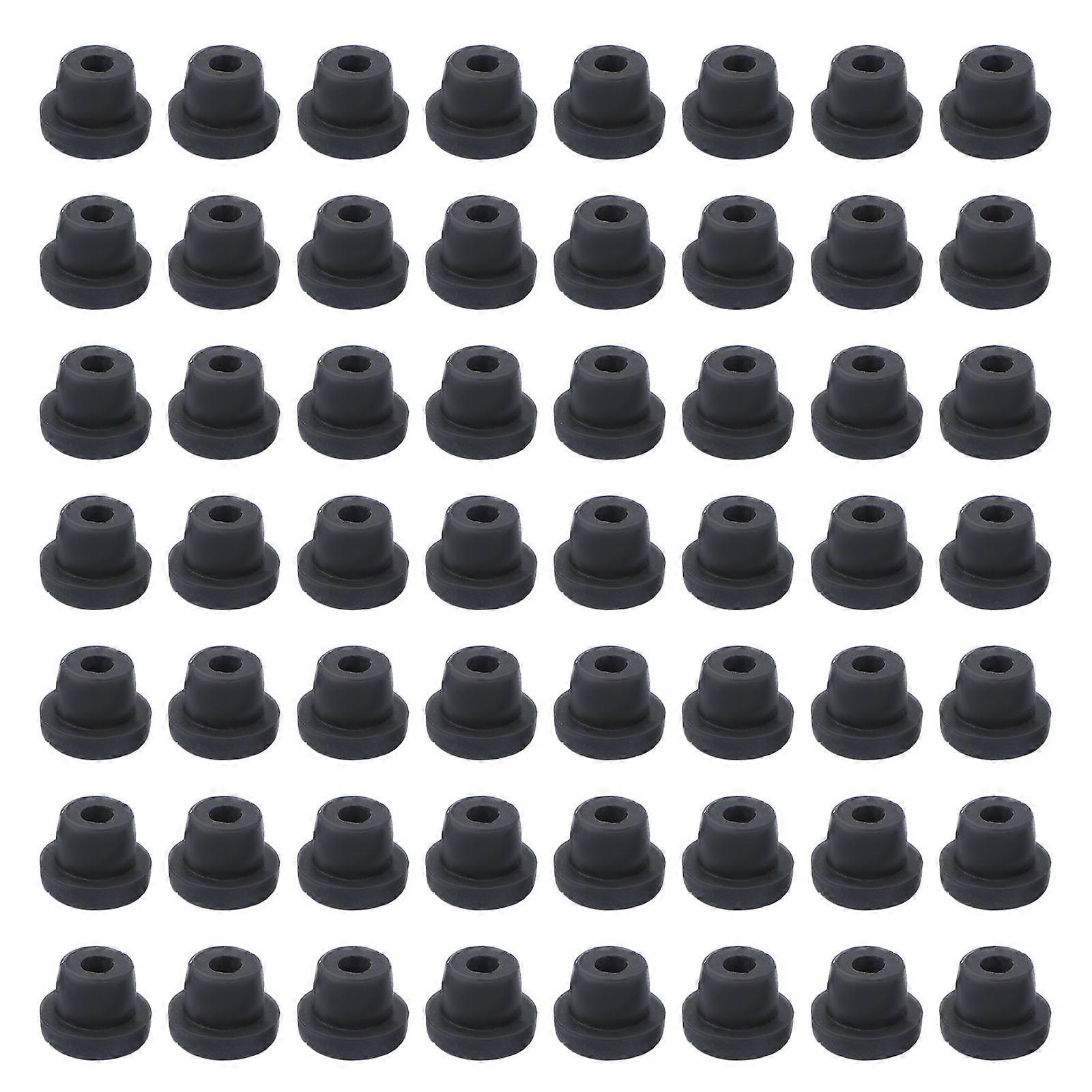 Pin Grommet Silicone Cushion for 200Pcs Black