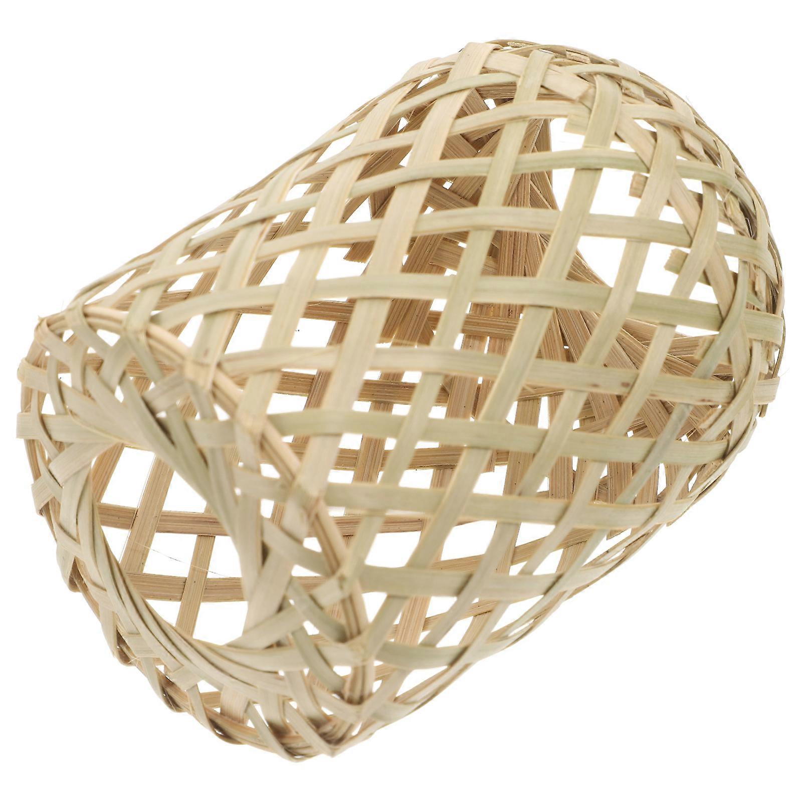 Rustic Style Bamboo Woven Lamp Shade for Lampshade Hanging 6Pcs