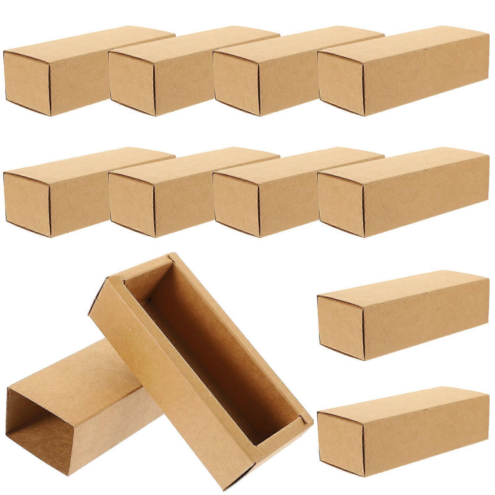 Portable 60 Pcs Brown Kraft Storage Boxes For Lipstick Perfume Bottles Ideal For Ceremonial Occasions