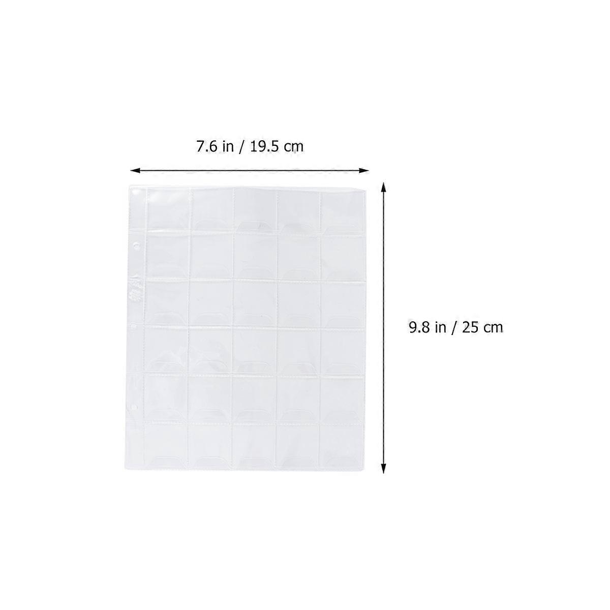 Coins Albums Classic Coin Holders for Coins Collection 12Pcs Transparent Design