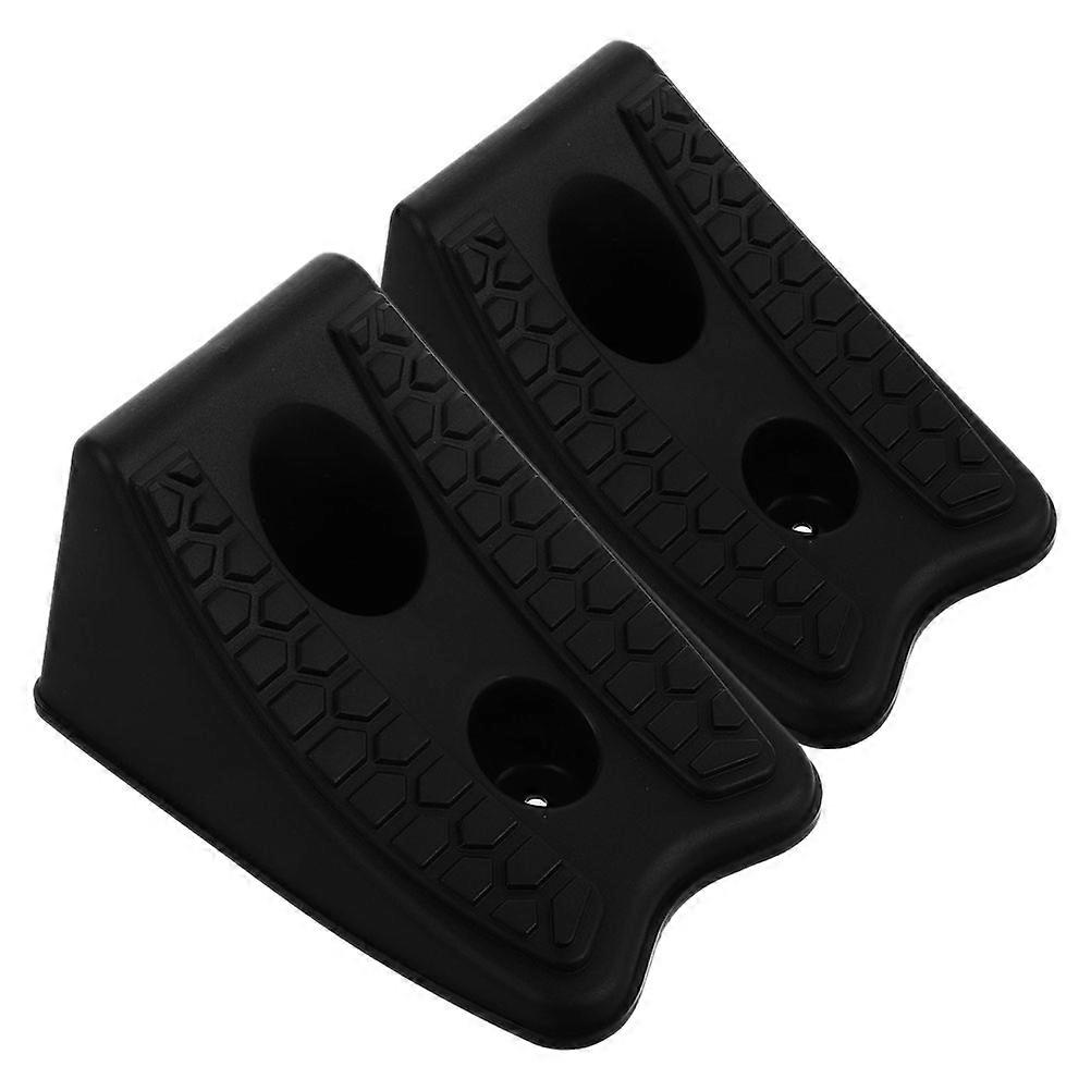 Heavy Duty Wheel Chocks Plastic for Vehicle Stability 4Pcs