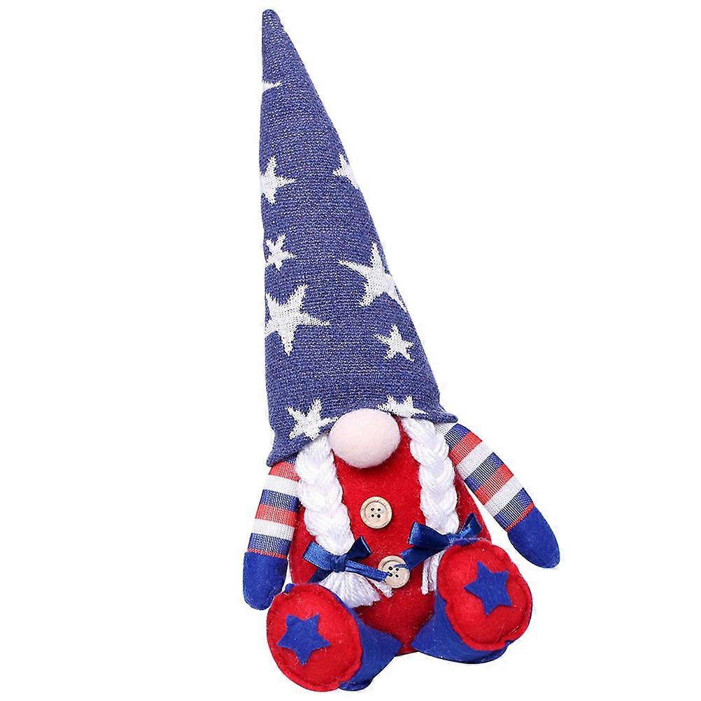 Five Pointed Star Gnome Doll Decor for Table Decor Adorable Dwarf Doll