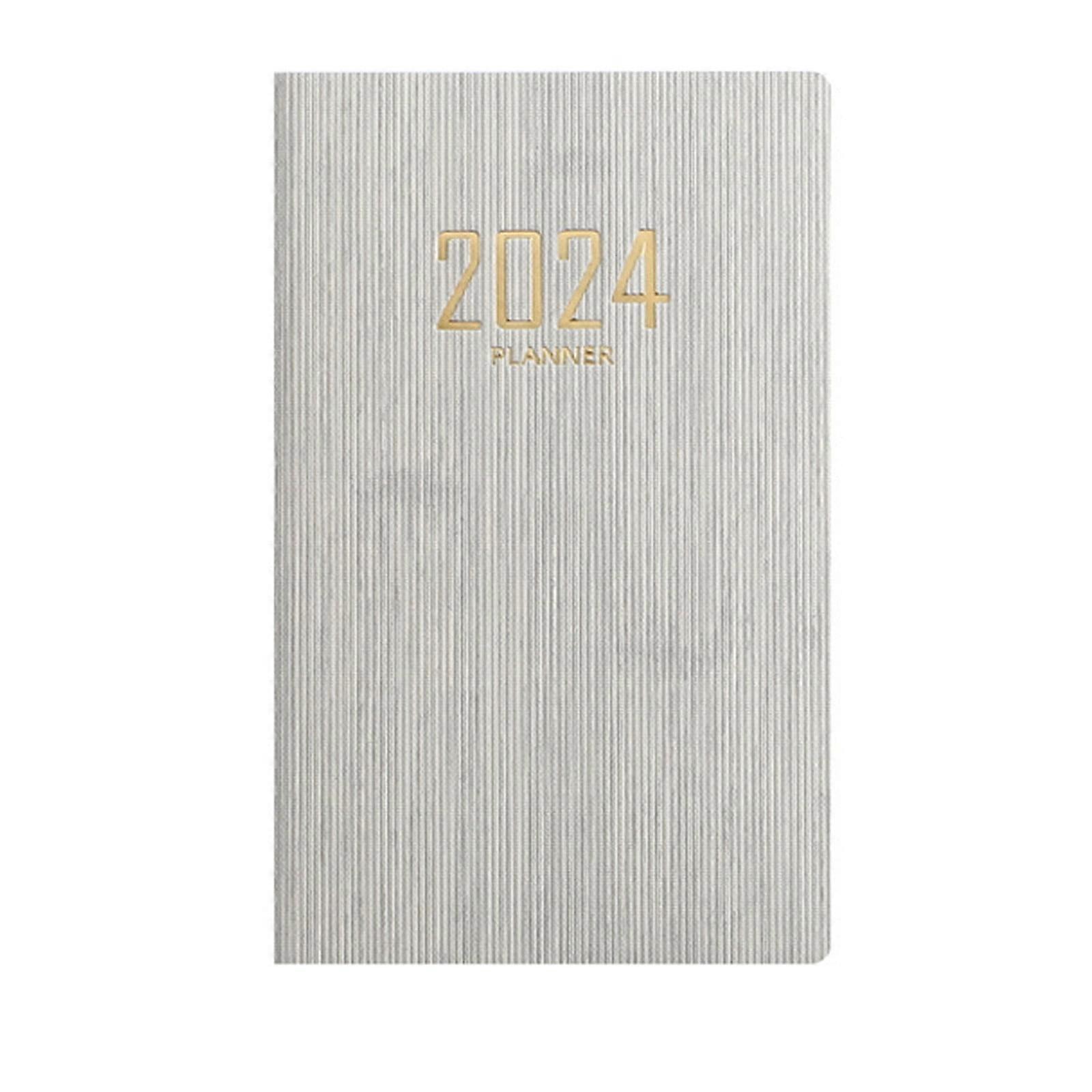 Hmsavn A6 Mini Notebook Organizer Planner Daily Planner Notebook Travel Diary Improving Your Time Management Skill School Supplies Beige