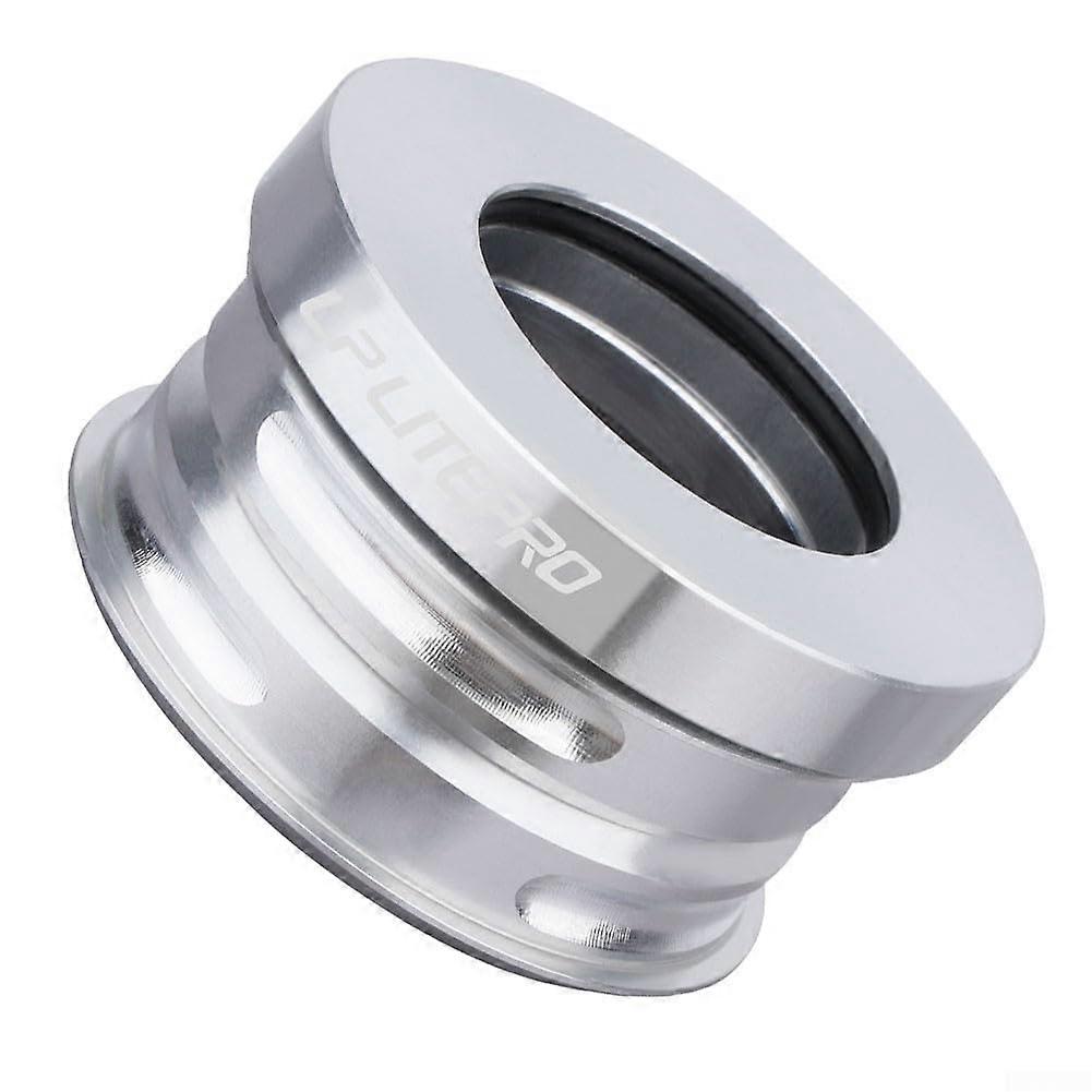 Aluminum Alloy 44MM Headset With Integrated Bearings For Folding Bicycles Silver Finish