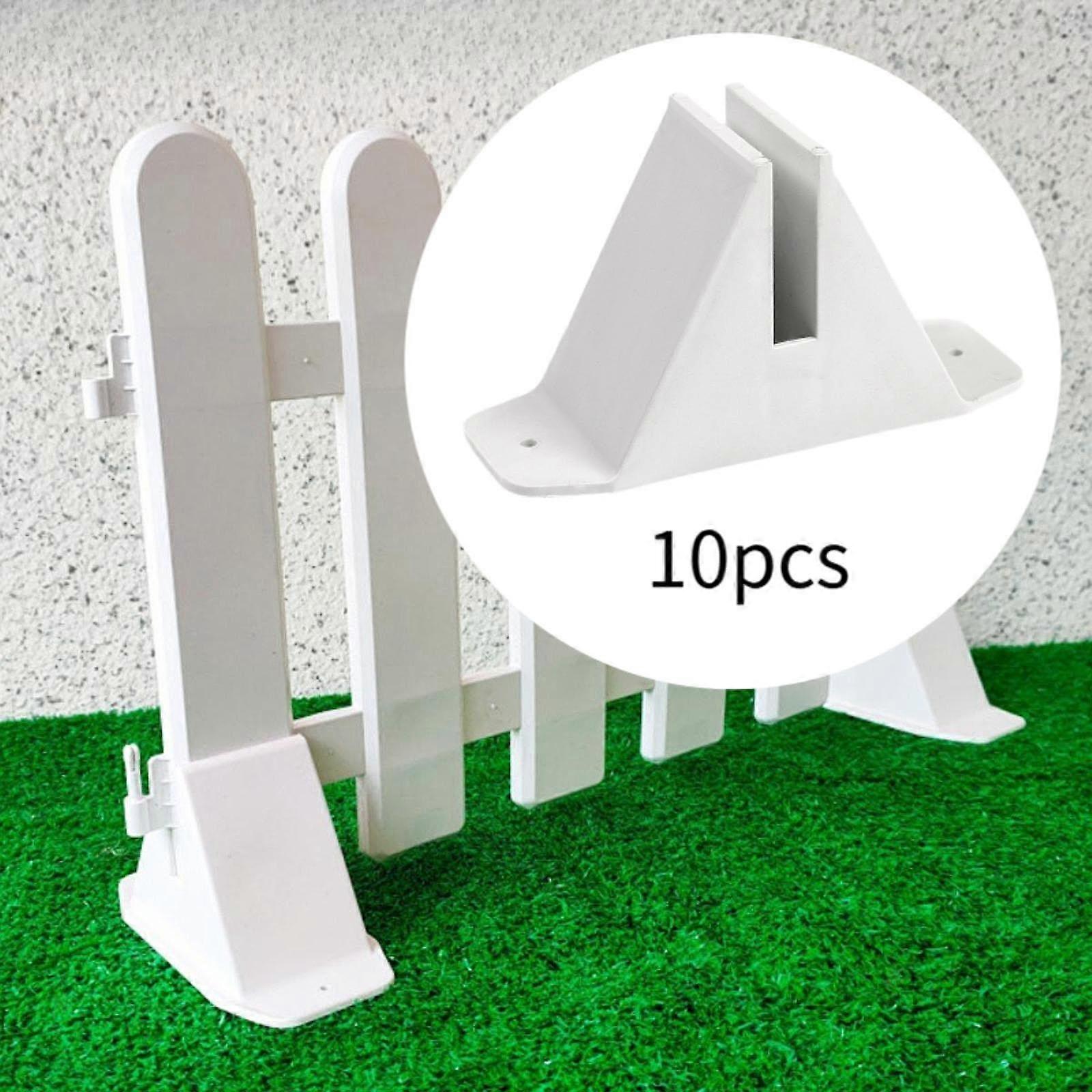 10Pcs Gate Support Garden Fence Base for Isolation Fence Dog Gate Dog Fences