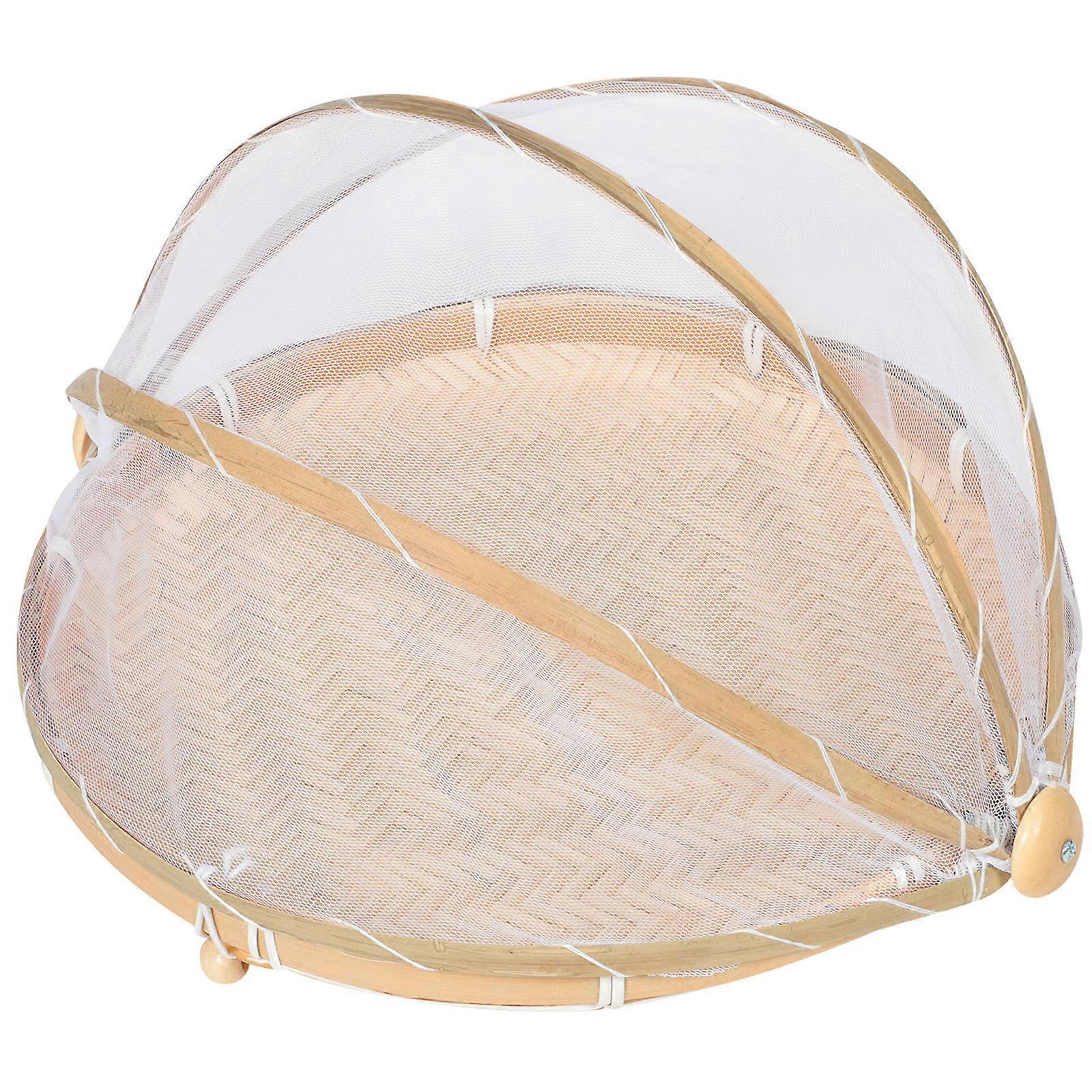 Woven Bamboo Basket -Friendly Bread Basket Tray for Storage Use