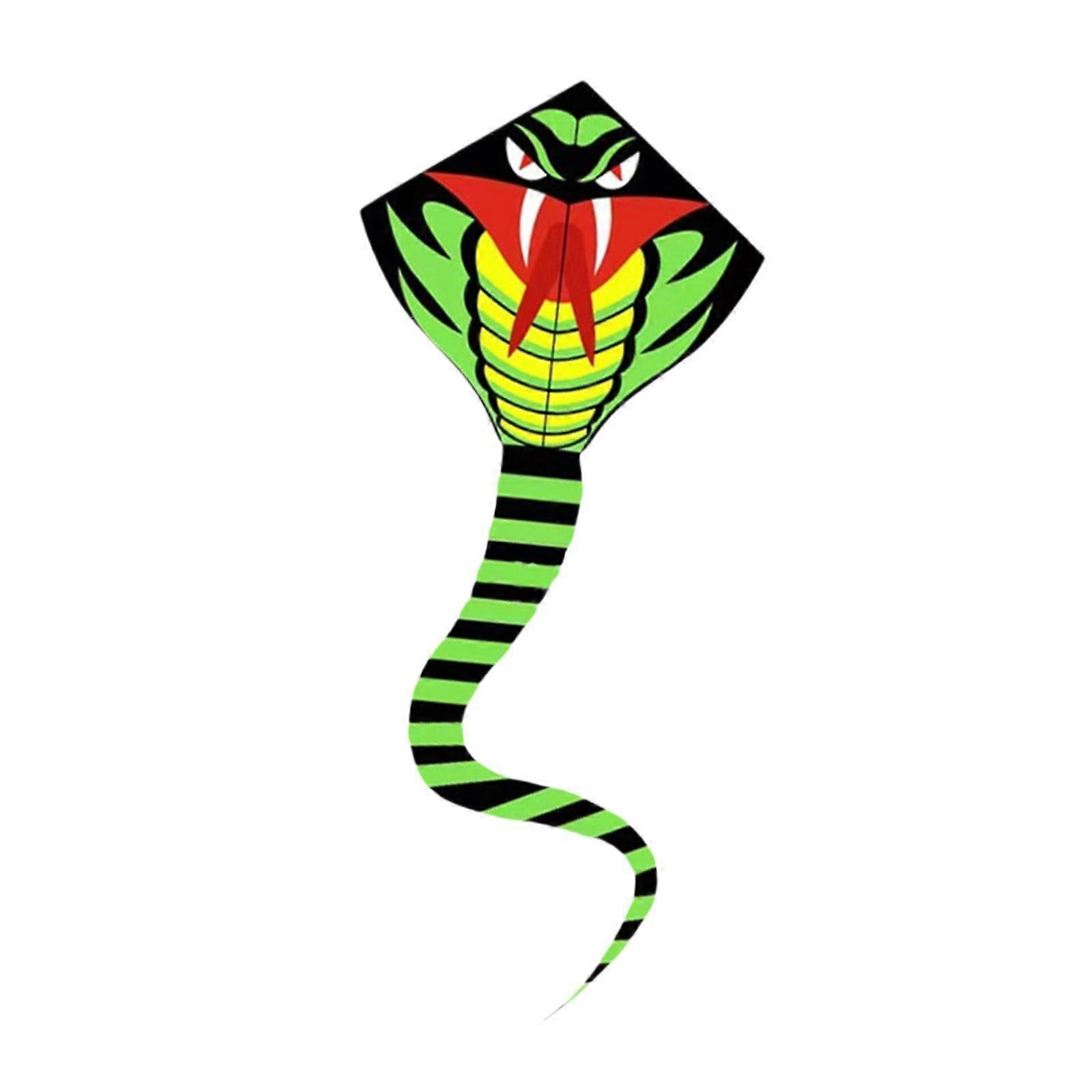 Snake Shaped Kite Easy Control Flying Toy for Backyard Kids Adults Beginner