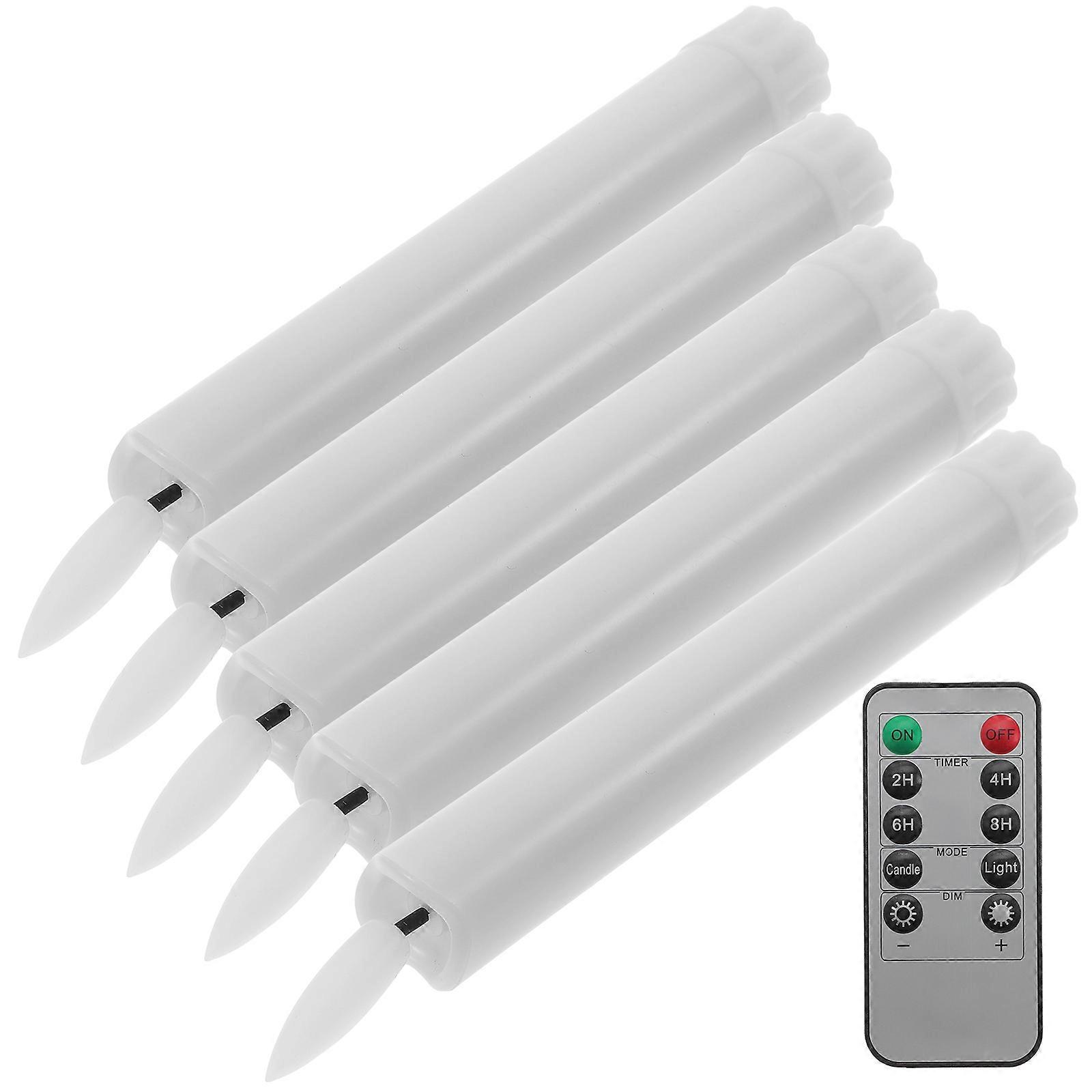 Decorative Lights Simulation Candle LED Lamp for 5Sets Battery Operated