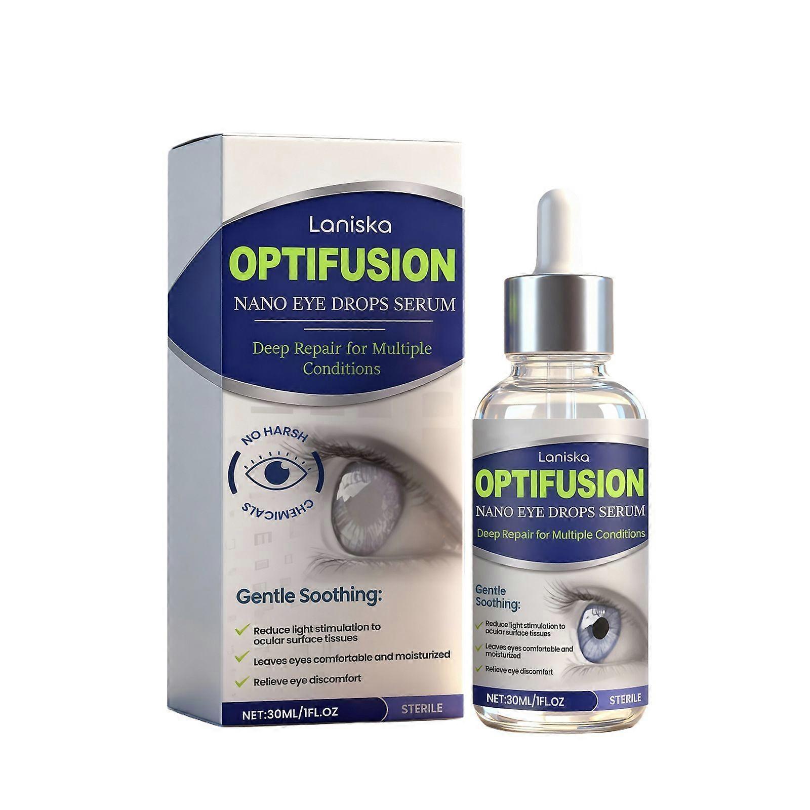 Nano Eye Drops Serum, Mimics Natural Tear Film, for Long-Term Daily Use without Irritation, 30ml