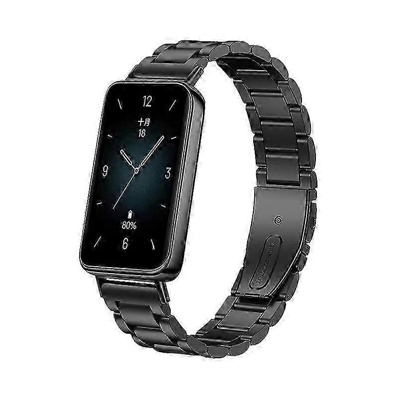 Tri-beads Flat Buckle Titanium Alloy Watch Band For Honor Band 9