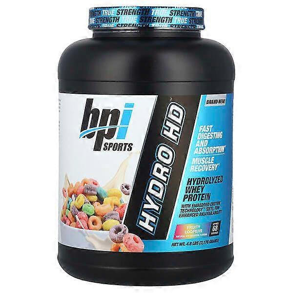 BPI Sports, Hydro HDÃÂ¢ÃÂÃÂ¢, Hydrolyzed Whey Protein, Fruity Loopers, 4.8 lbs (2,176 g)