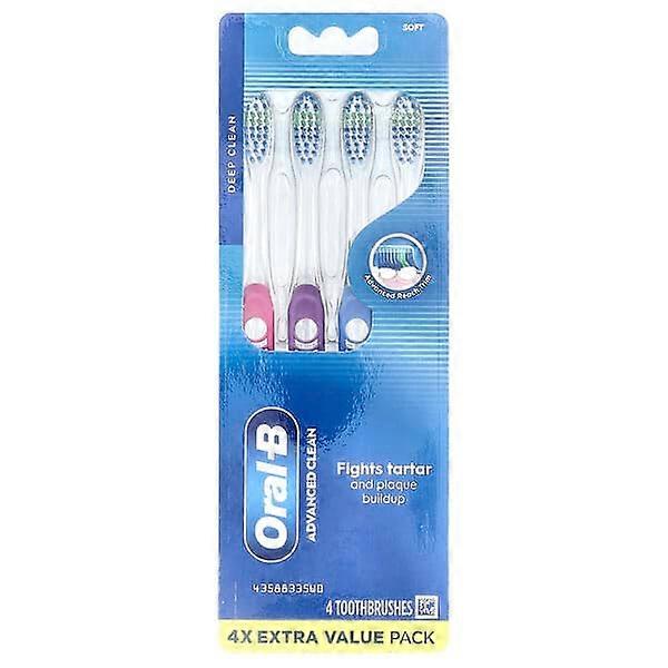 Oral-B, Indicator Max Toothbrush, Soft, 4 Pack