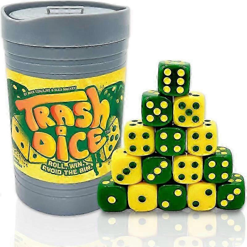 Big Discoveries Trash Dice - Fast-Paced Family Dice Game, Exciting 2-Player, Age 6+