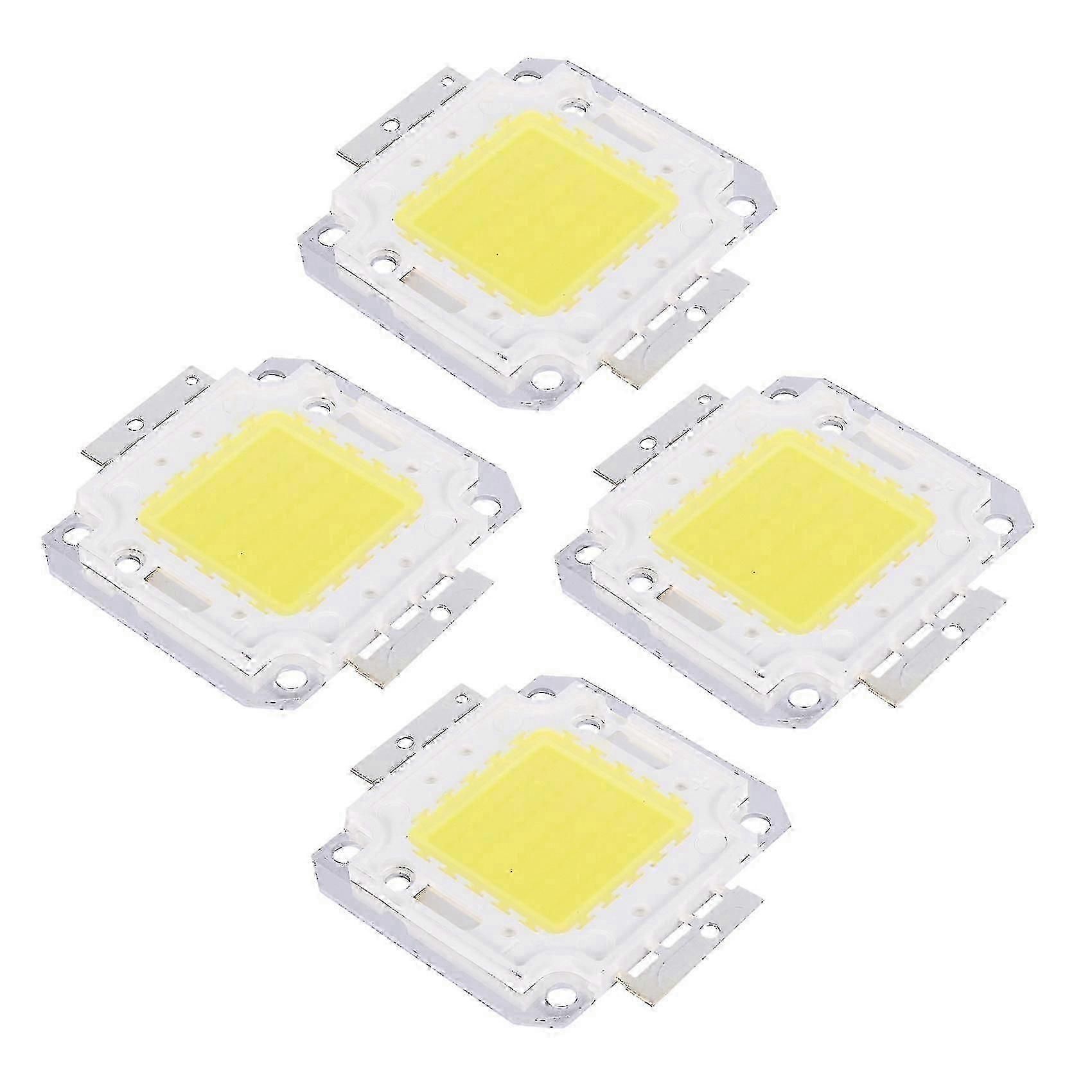 4x High Power 50w Led Chip Bulb Light Lamp Diy White 3800lm 6500k