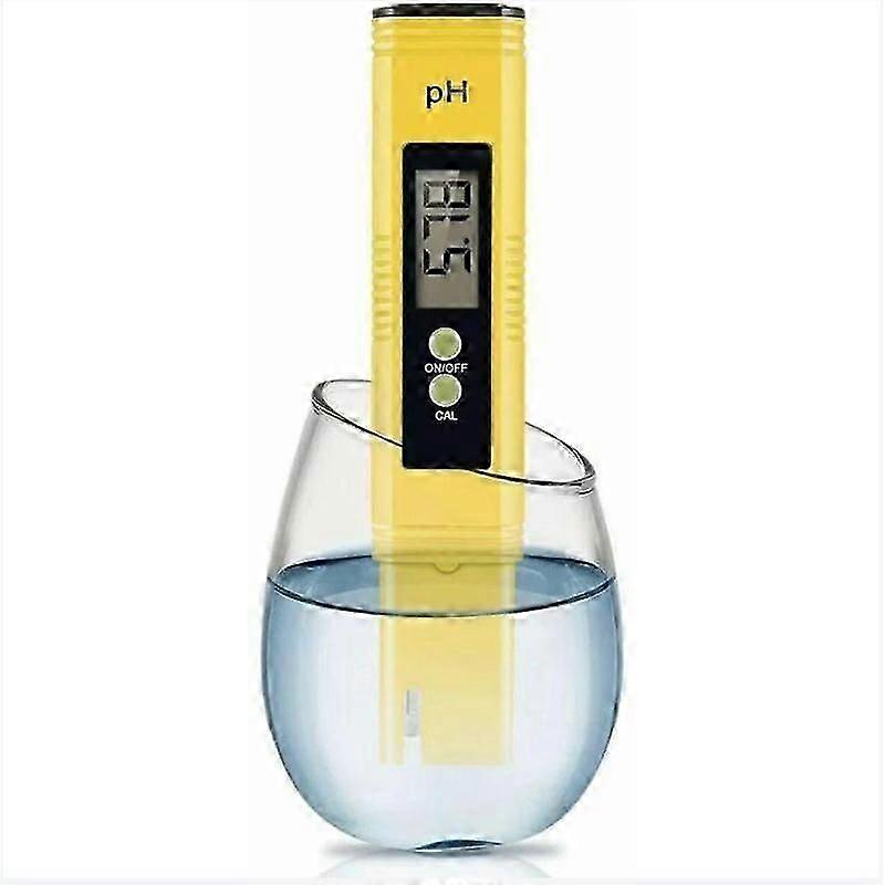 Digital PH Meter, 0.01 PH Meter High Accuracy Water Quality Tester with 0-14 PH Measuring Range for Drinking Water, Swimming Pool and Home Aquarium pH