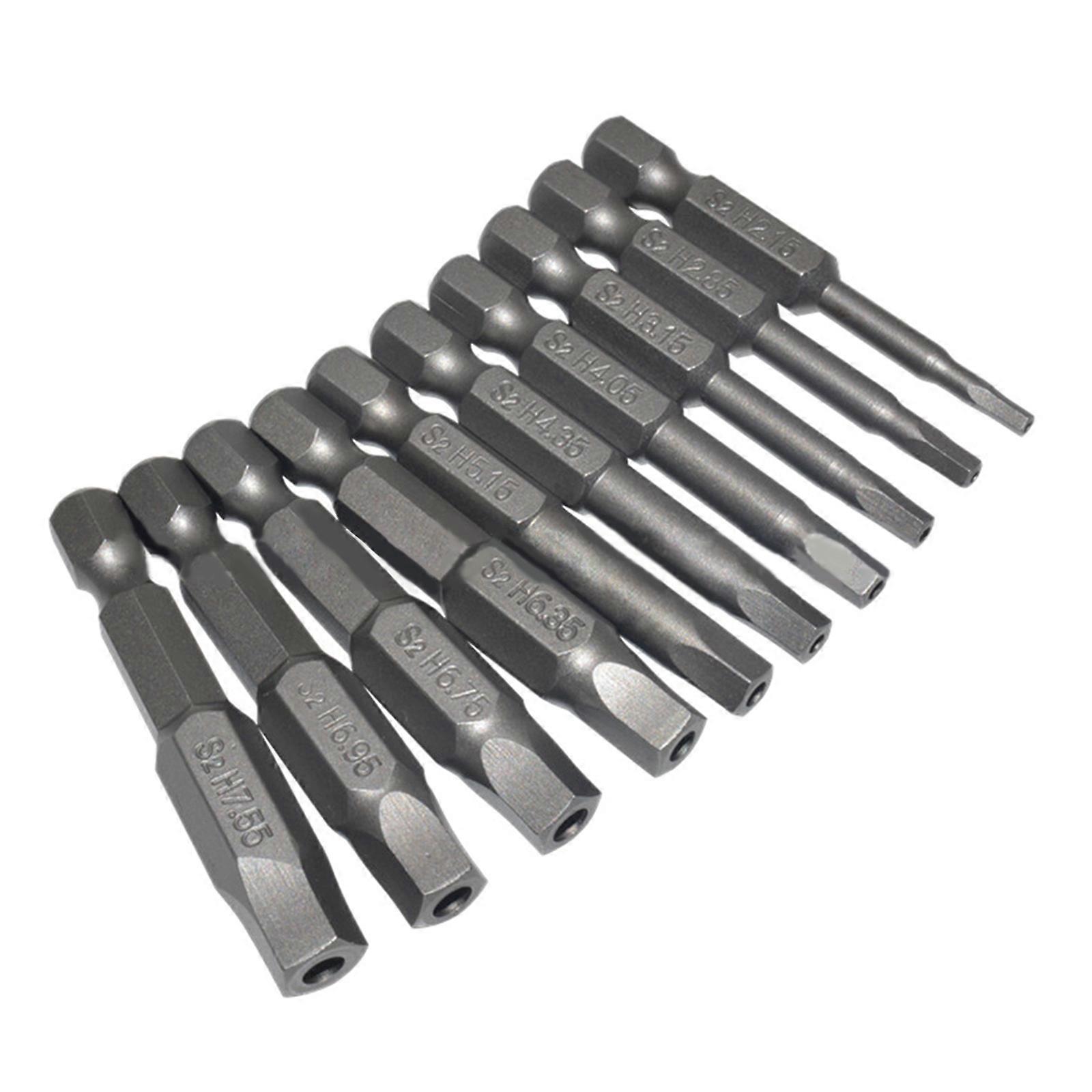 10pcs/set Magnetic Screwdriver Bit Set Screw Driver Drill Bit Perfect Choice for Repair Workers & Home DIY Enthusiasts Multicolor