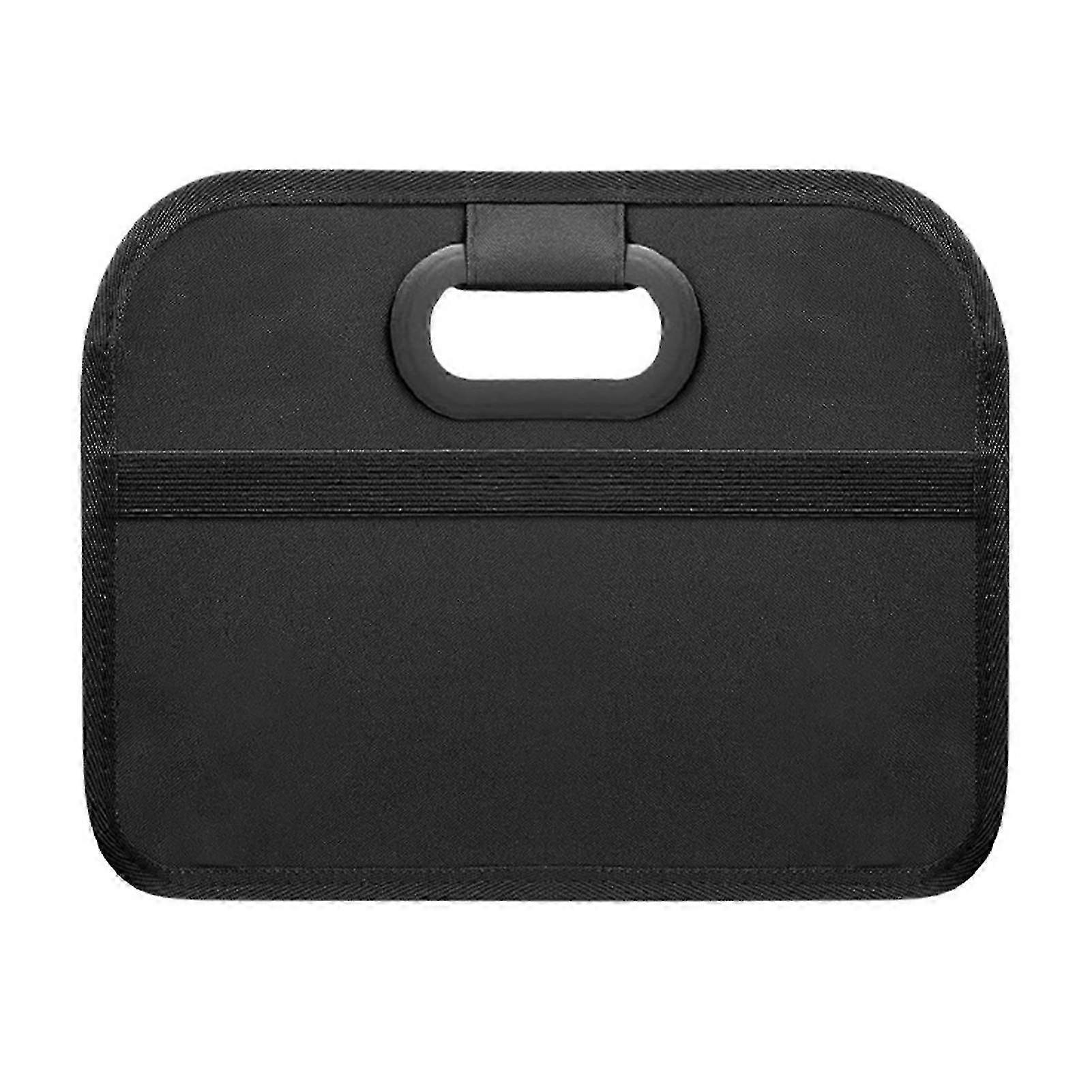 New! Oxford Fabric Car Storage Box - Foldable Trunk Organizer for Vehicle Boot Space Maximization