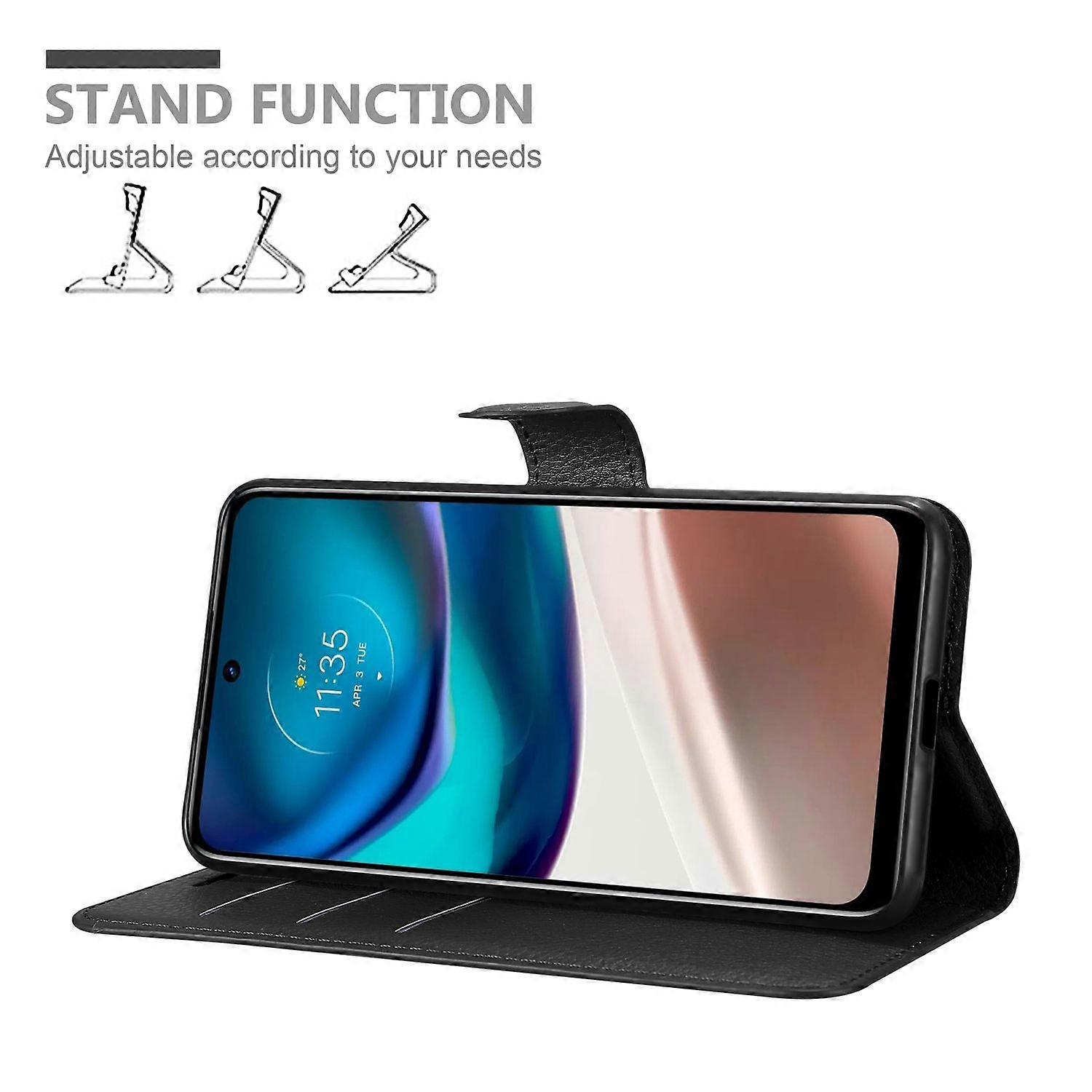 Motorola MOTO G42 Case - Protective Case with Card Slots and Stand Function