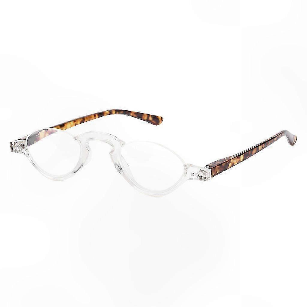 Blue Light Blocking Reading Glasses for Men and Women, Half Frame Computer Readers with UV Protection and Anti-Eyestrain Design