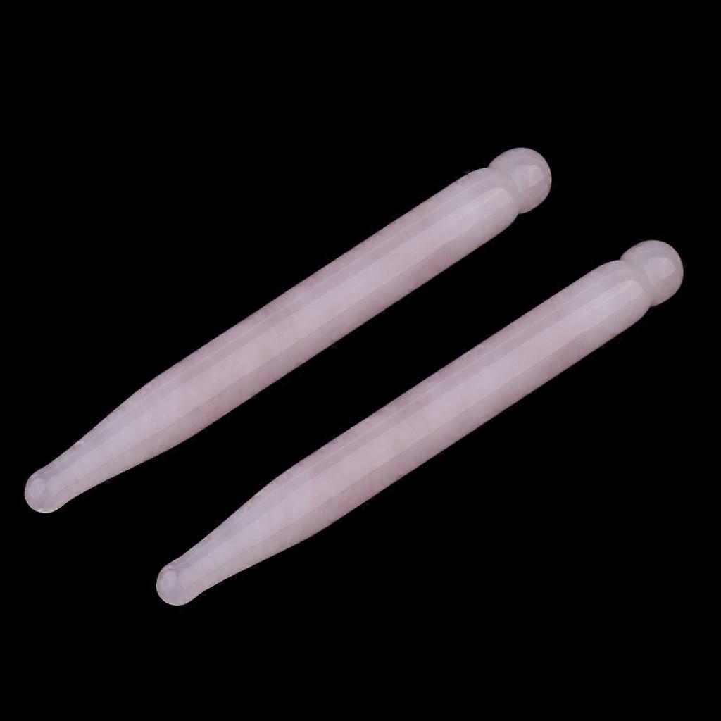 2X Portable Jade Massage Stick Traditional Acupoint Tool