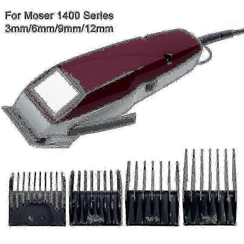 4pcs/set Hair Clipper Limit Comb Replacement Cutting Guide Combs For Moser 1400