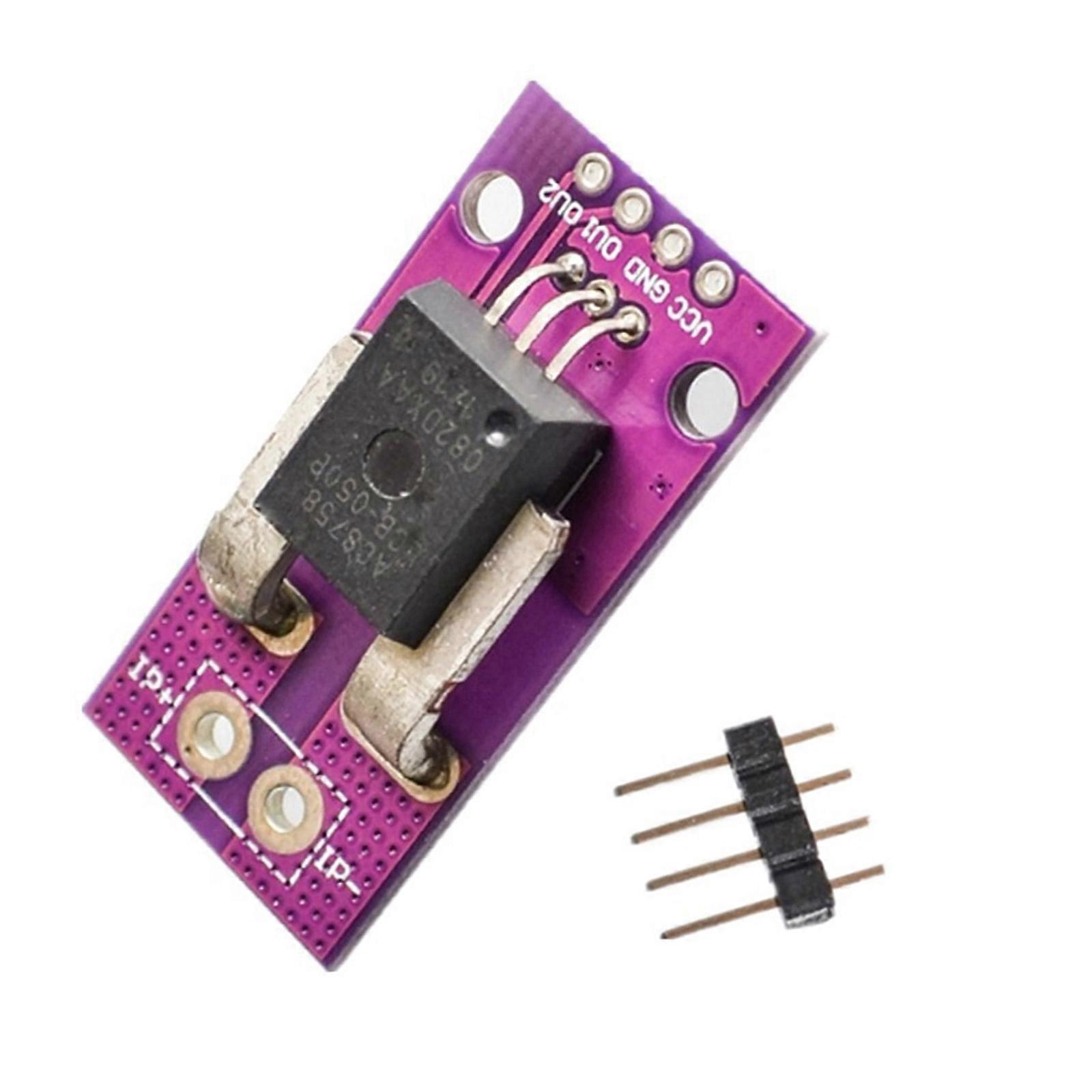 ACS758LCB-050B-PFF-T High Side Current Sensing Module ACS758LCB 50A with Galvanic Isolation and Easy Mounting Multicolor