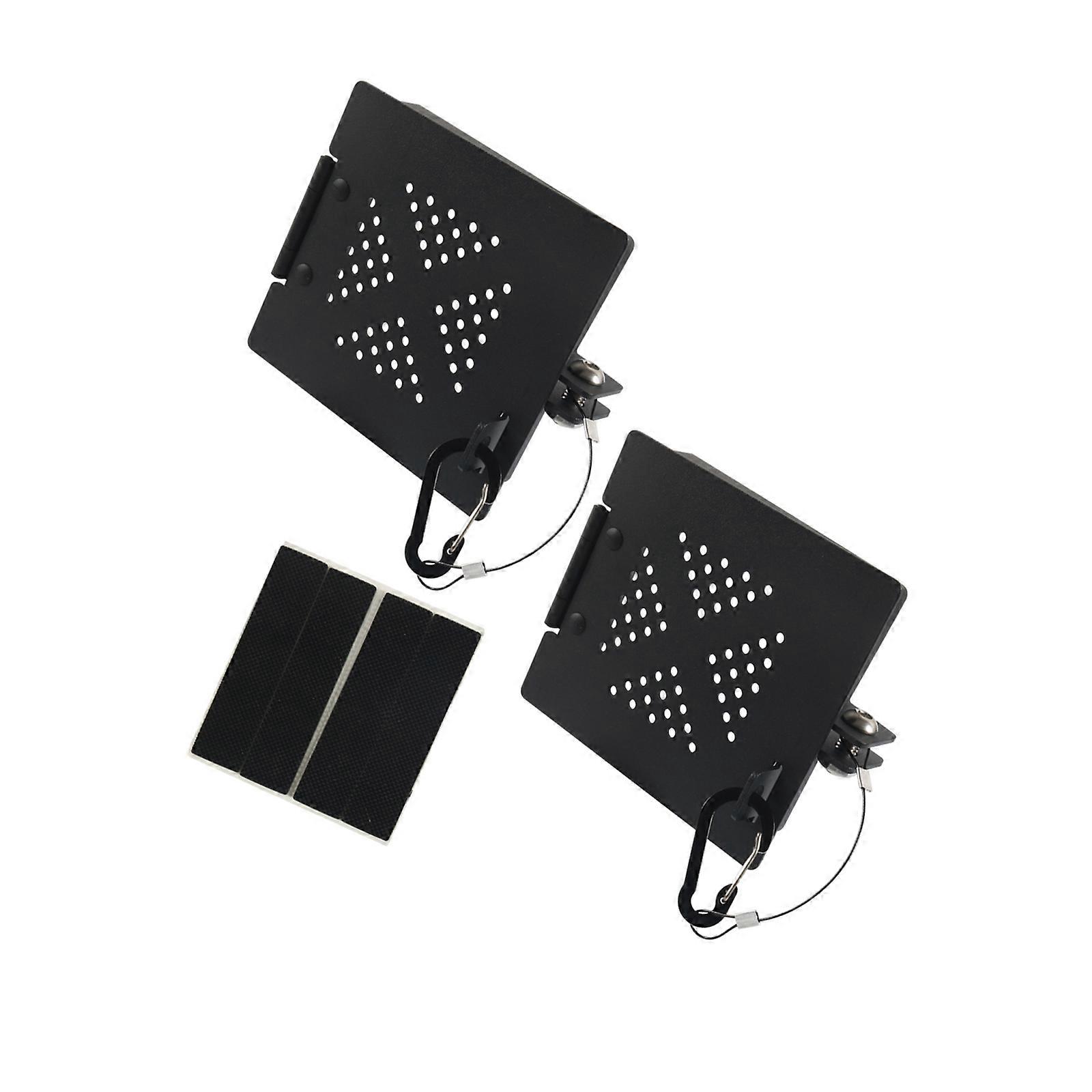 1 Pair Snap On Square Bumper Plugs End Cap Cover Dust Proof Insect Guard For Travel Trailers Campers Easy Installation Multicolor