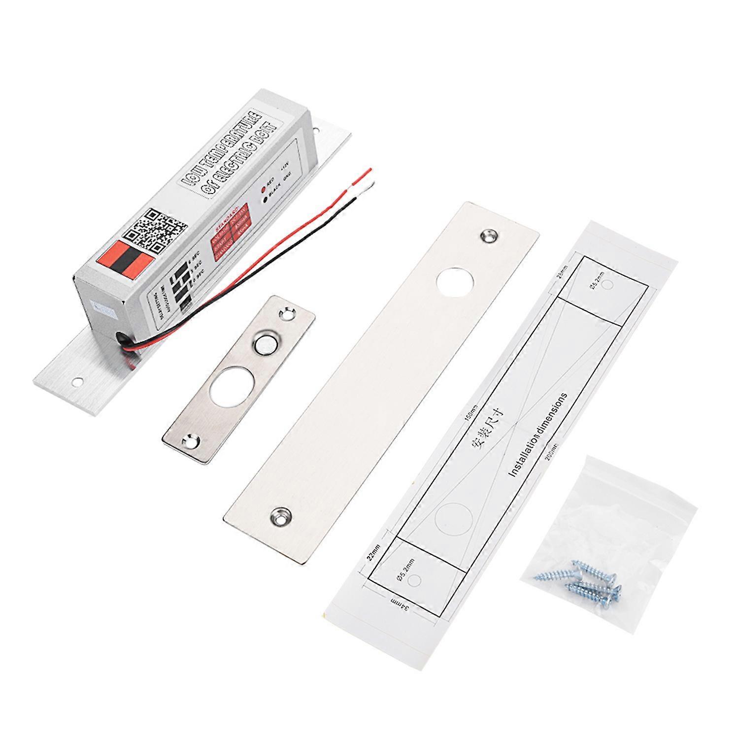 Electric Mortise Lock with Time Delay Low Temperature Bolt Lock NC Mode for Access Control