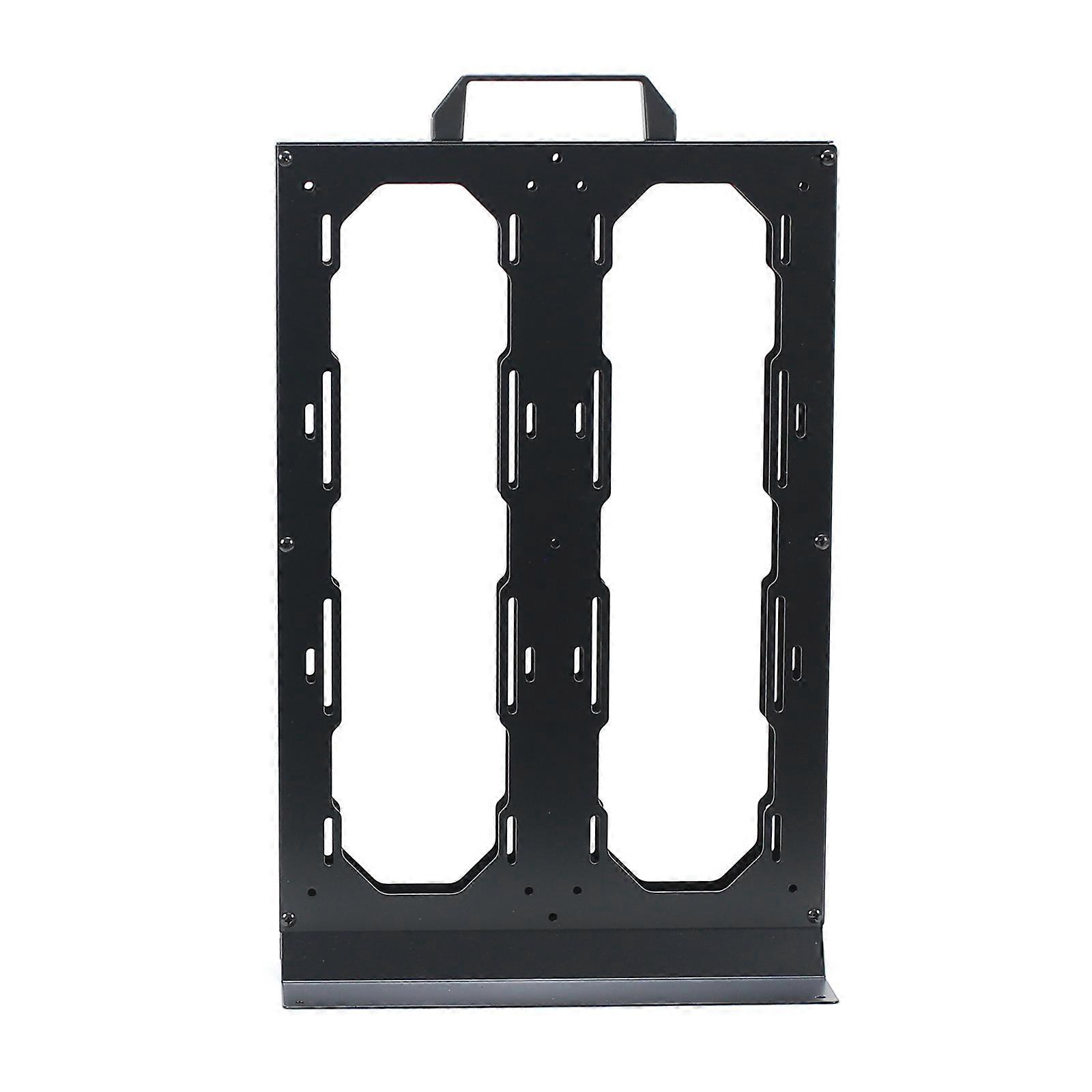 Two 360mm External Cooling Radiators Mount Metal Frame Space Saving Design Universal PC Compatibility Toolless Setups Multicolor