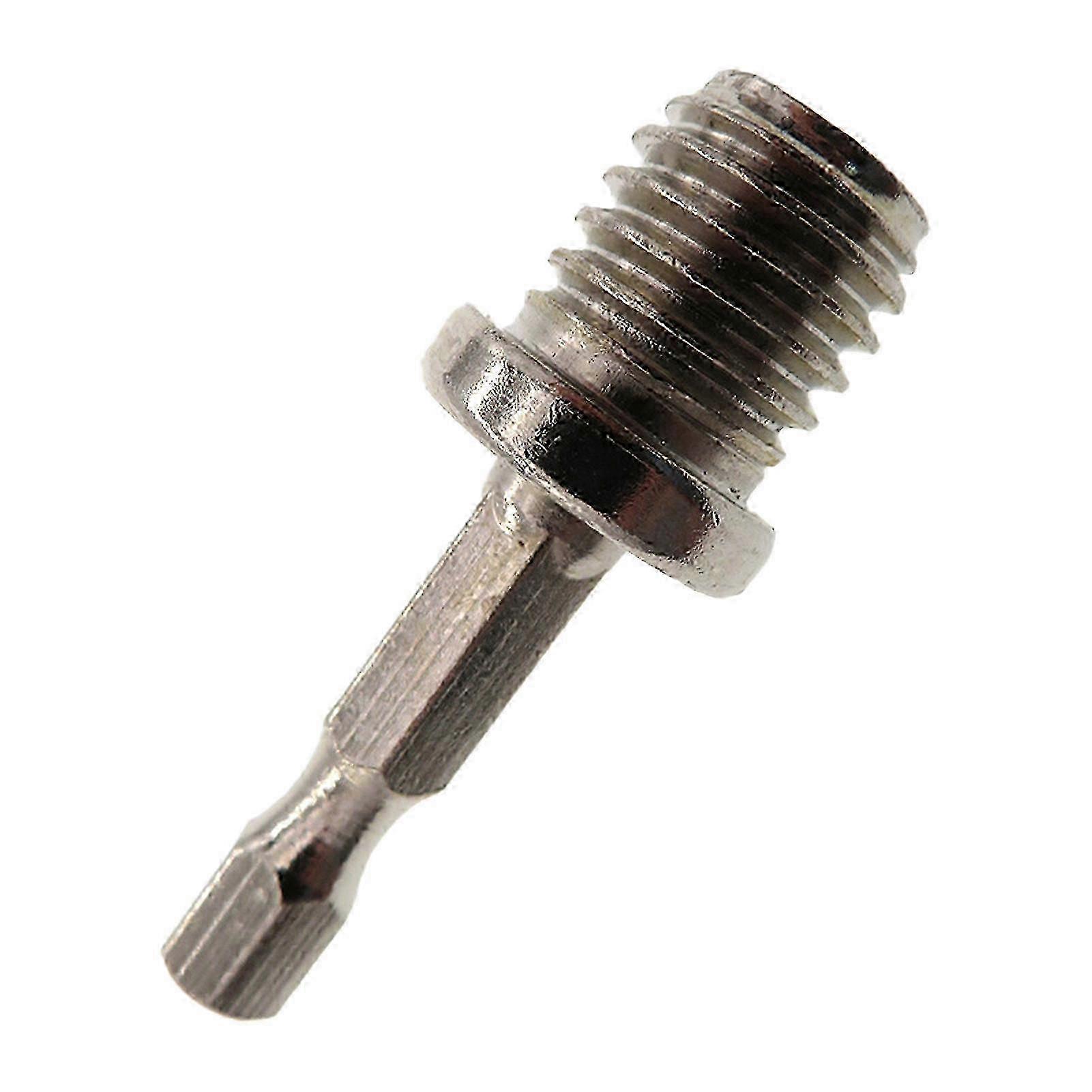 w M14 Heavy Duty Quick Connection Drill Chuck Adapter Carbon Steel Thread Hexagon Connecting Rod Adapter for Impact Driver