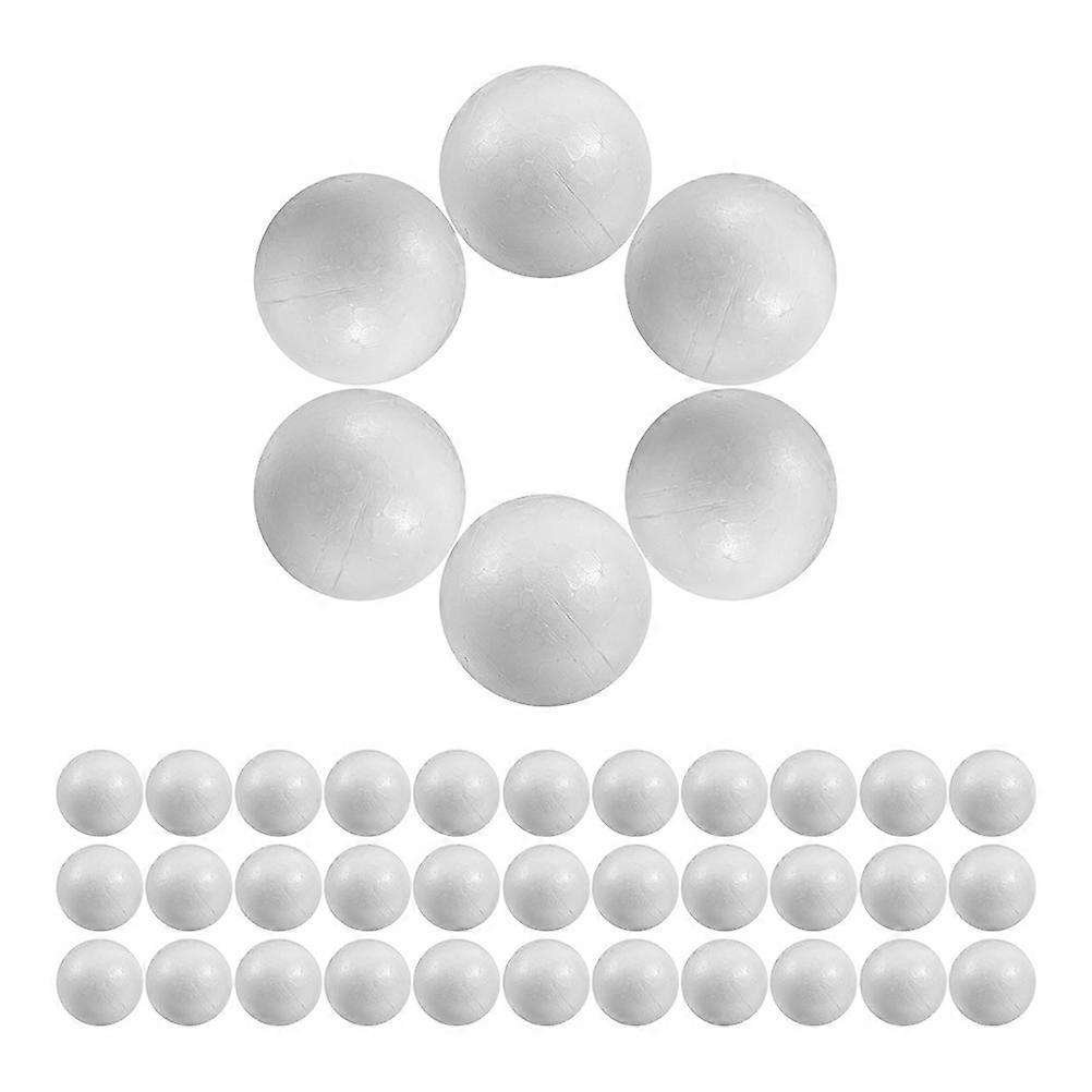 Foam Sphere Craft Balls for Decoration 50Pcs White Smooth Polystyrene Ornaments