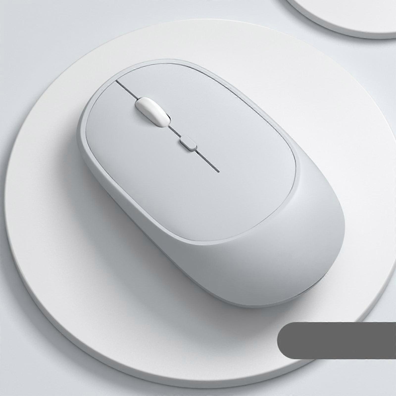 Wireless Bluetooth Silent Mouse (Bluetooth 5.0+USB/2.4G), Compatible with Multiple Devices, Rechargeable, Long Battery Life for Office &