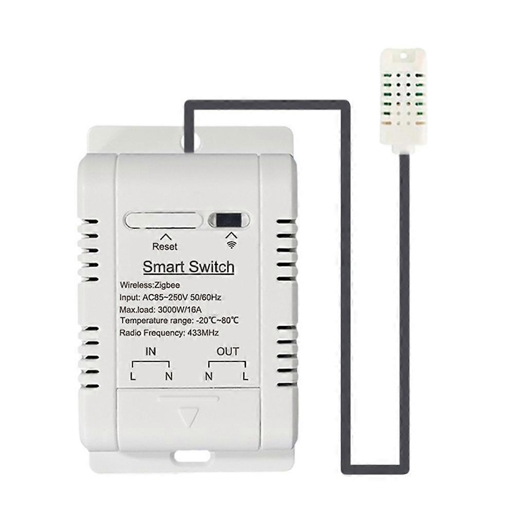 Tuya Zigbee Temperature and Humidity Switch