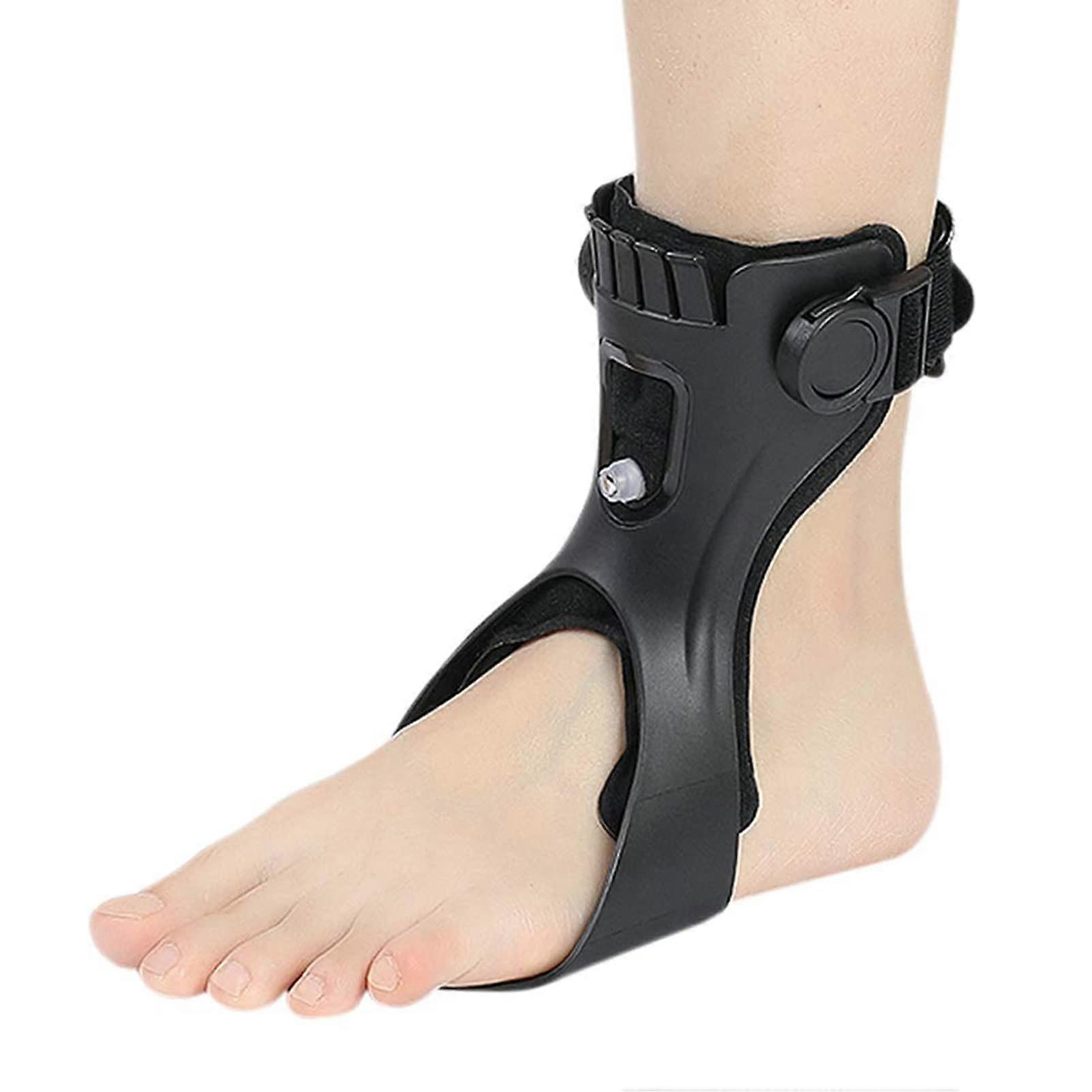 Foot Drop Brace with Inflatable Airbag, Adjustable AFO Ankle Support for Walking, Left Side